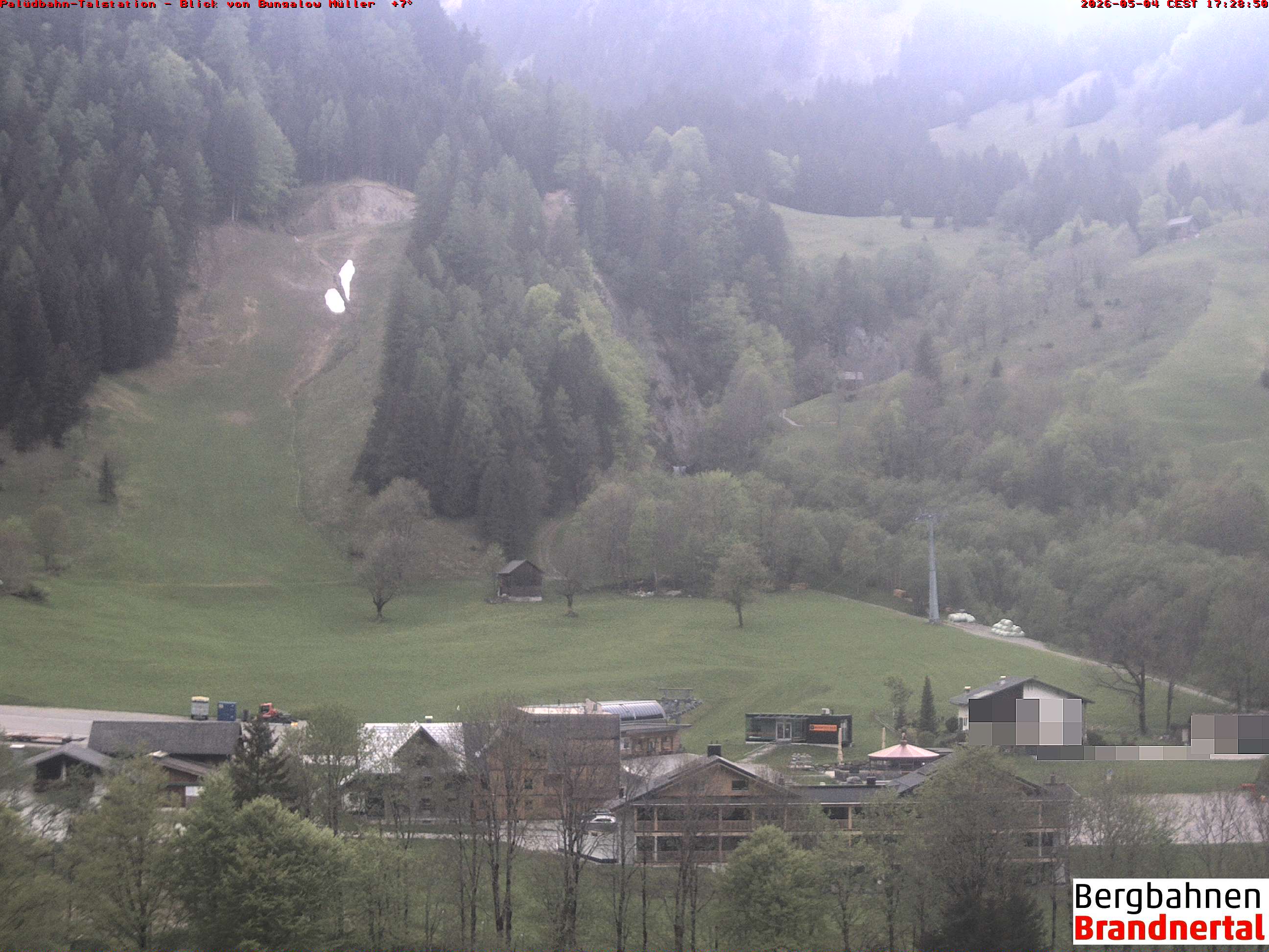 Blick auf Palüdbahn von Bungalow Müller