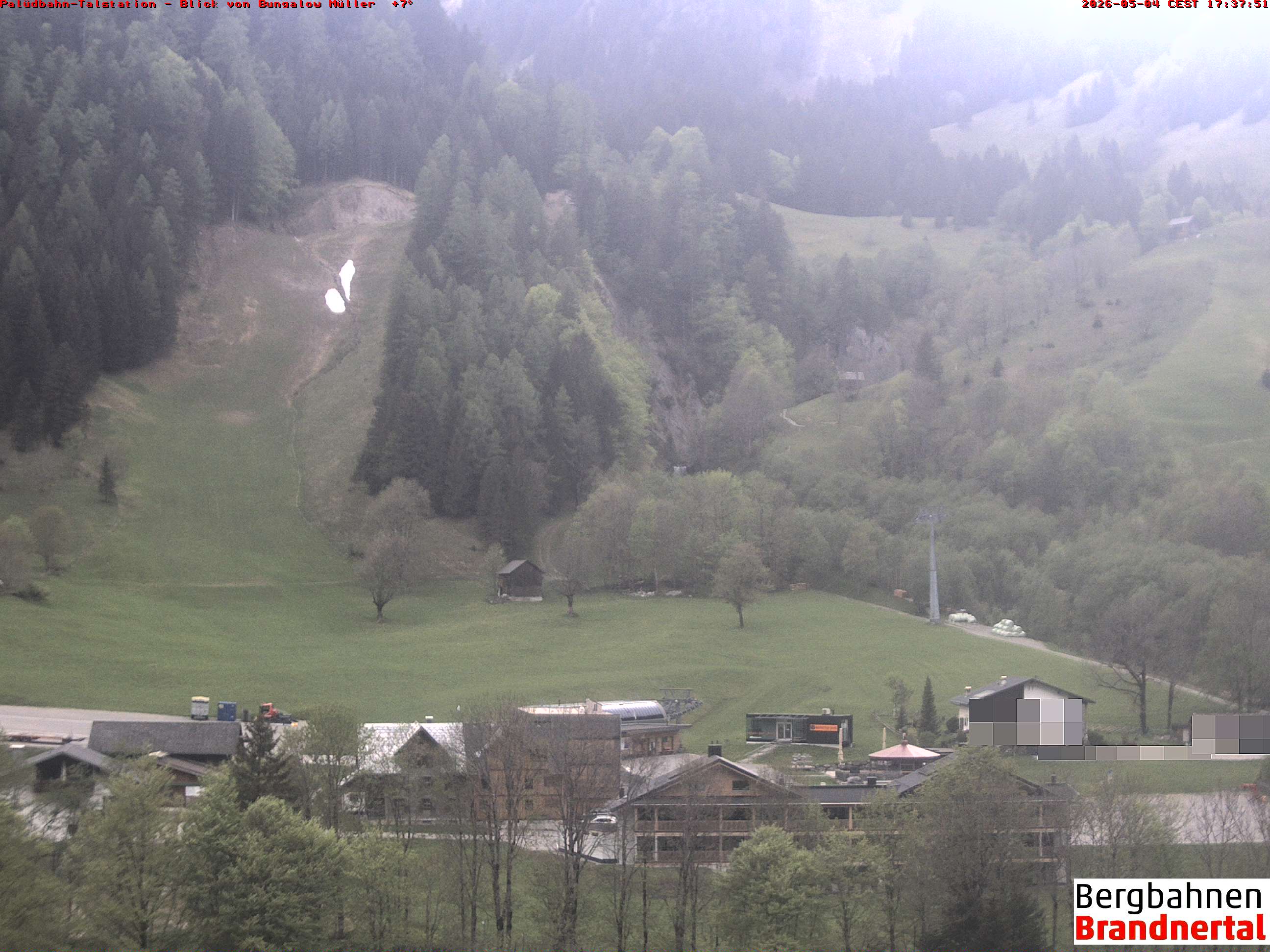 Blick auf Palüdbahn von Bungalow Müller