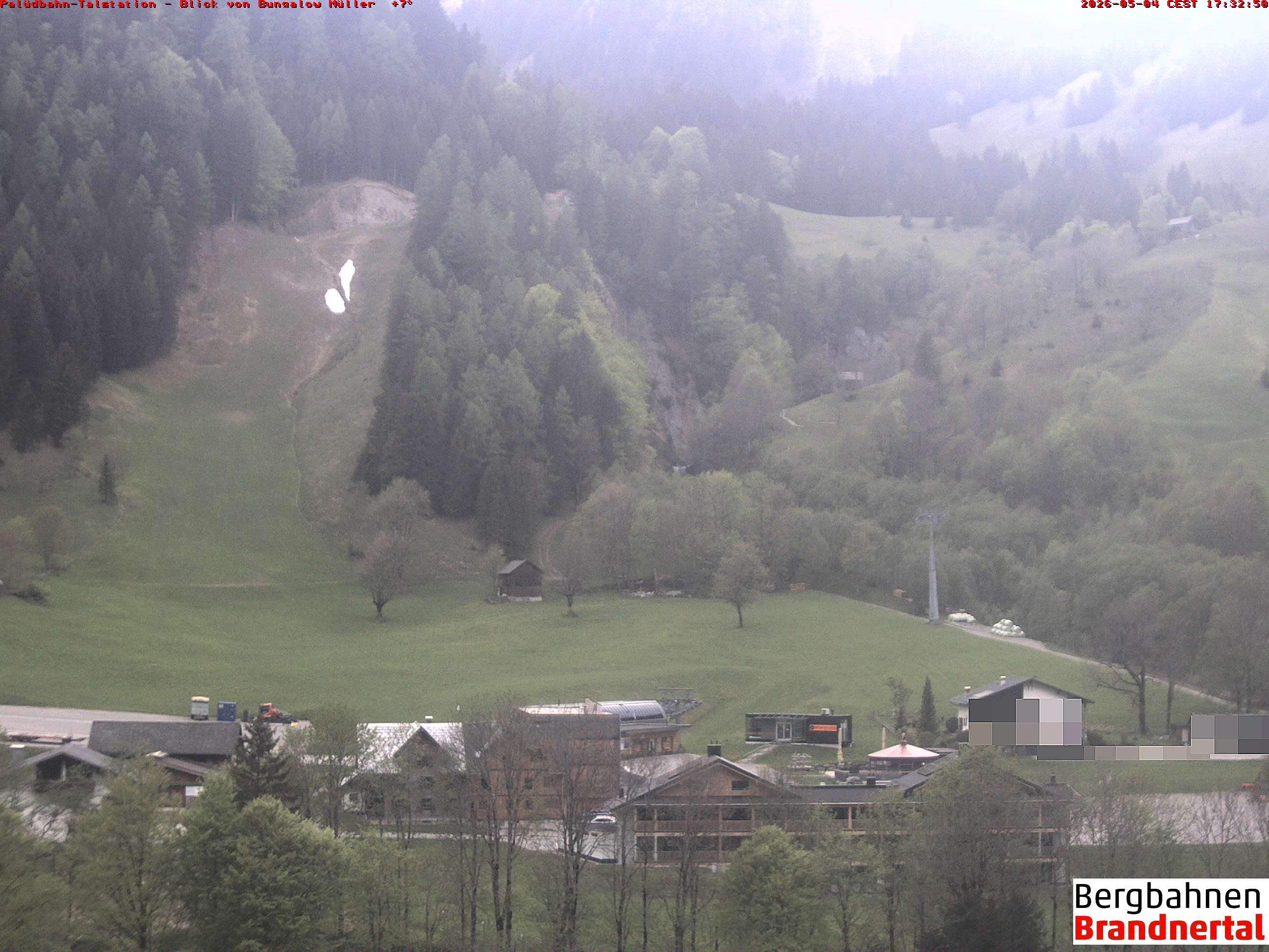 Blick auf Palüdbahn von Bungalow Müller