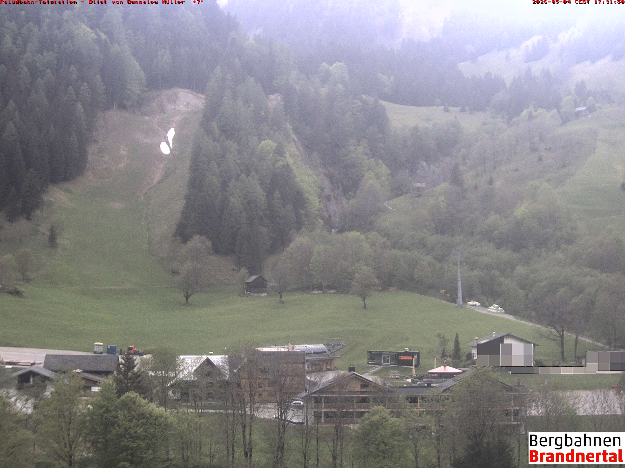 Blick auf Palüdbahn von Bungalow Müller