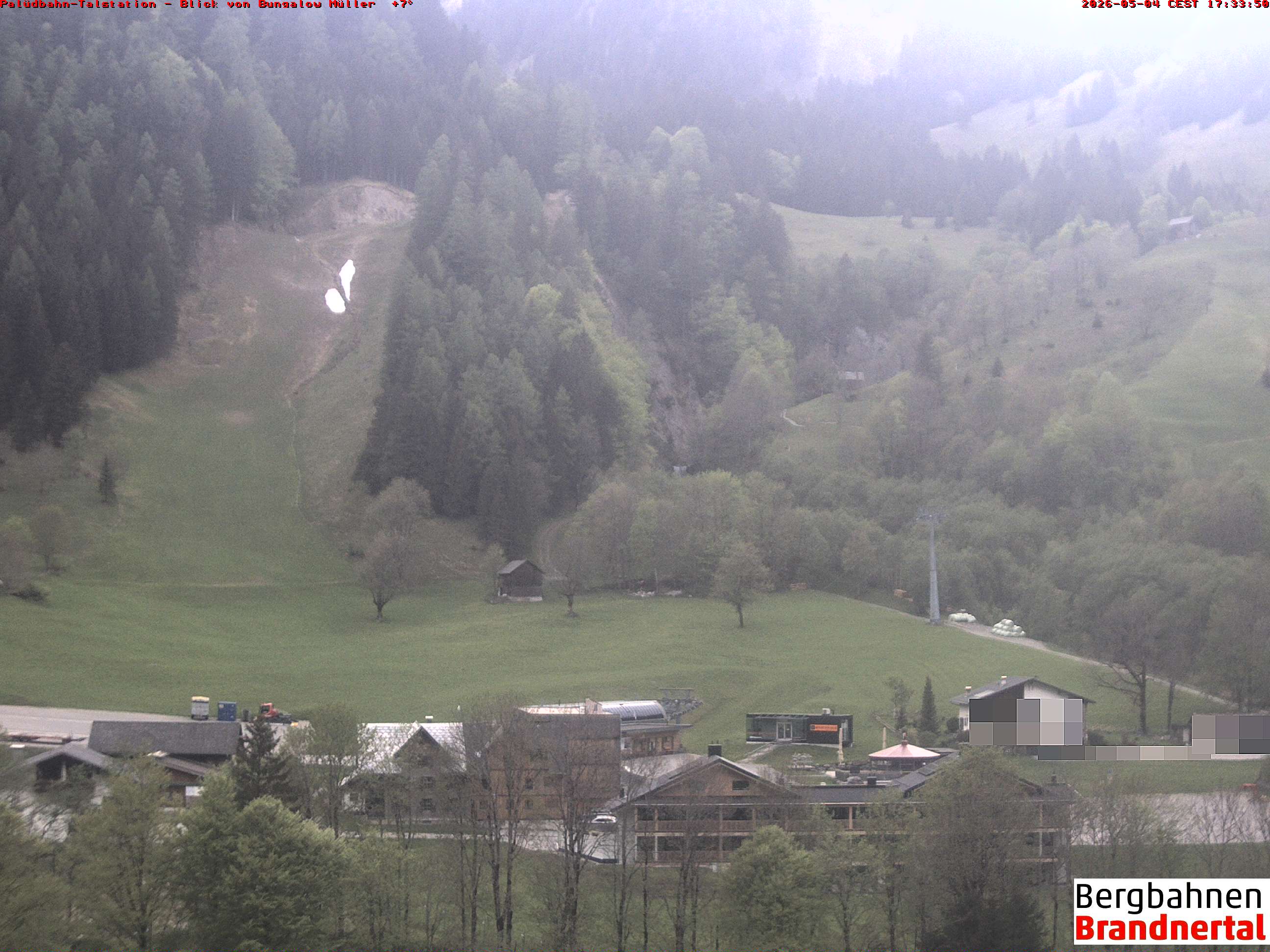 Blick auf Palüdbahn von Bungalow Müller