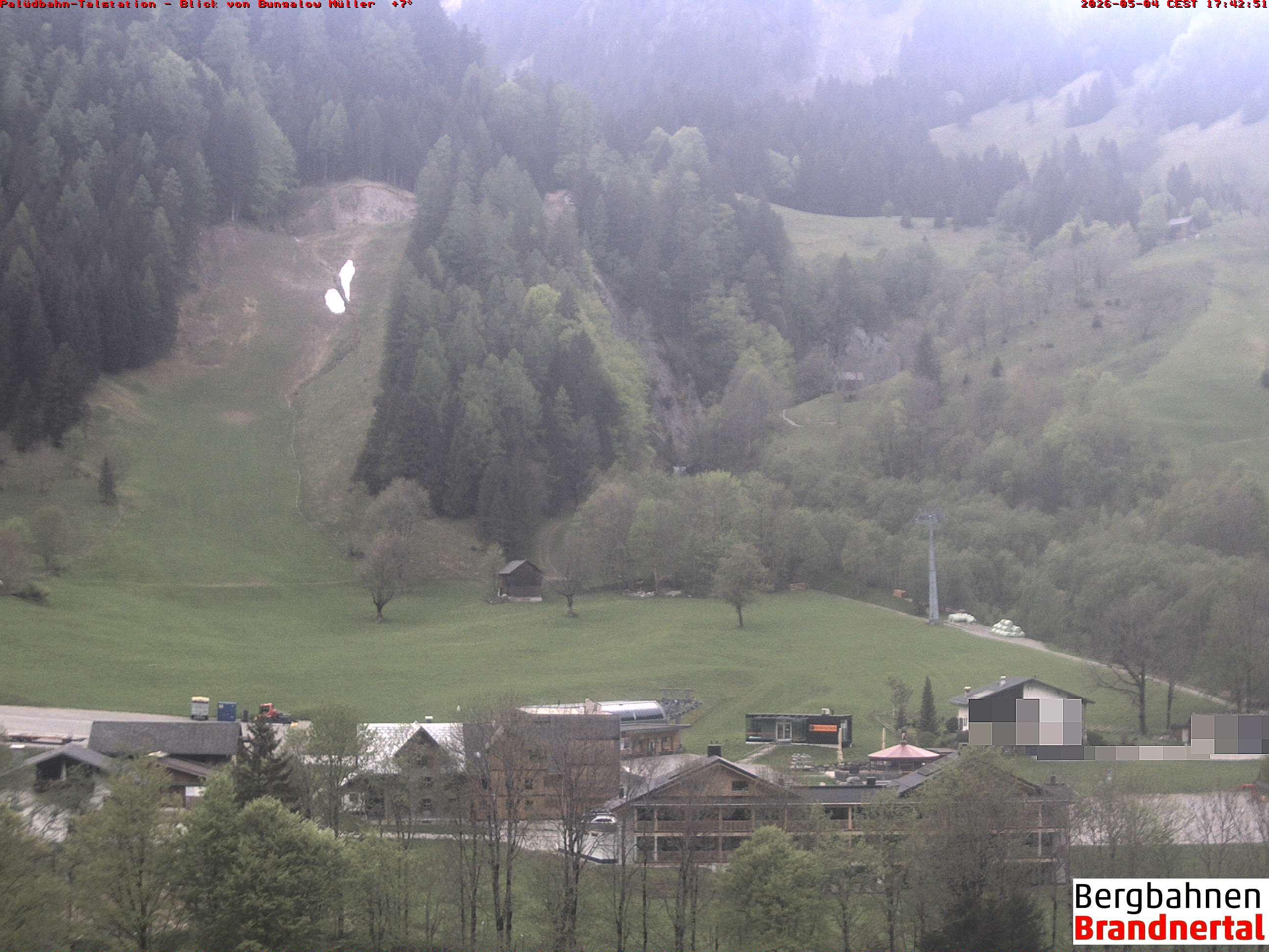 Blick auf Palüdbahn von Bungalow Müller