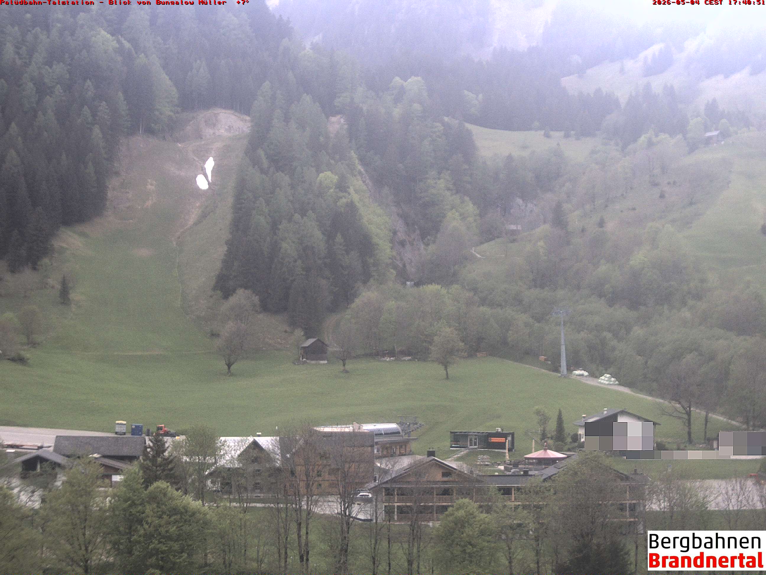 Blick auf Palüdbahn von Bungalow Müller