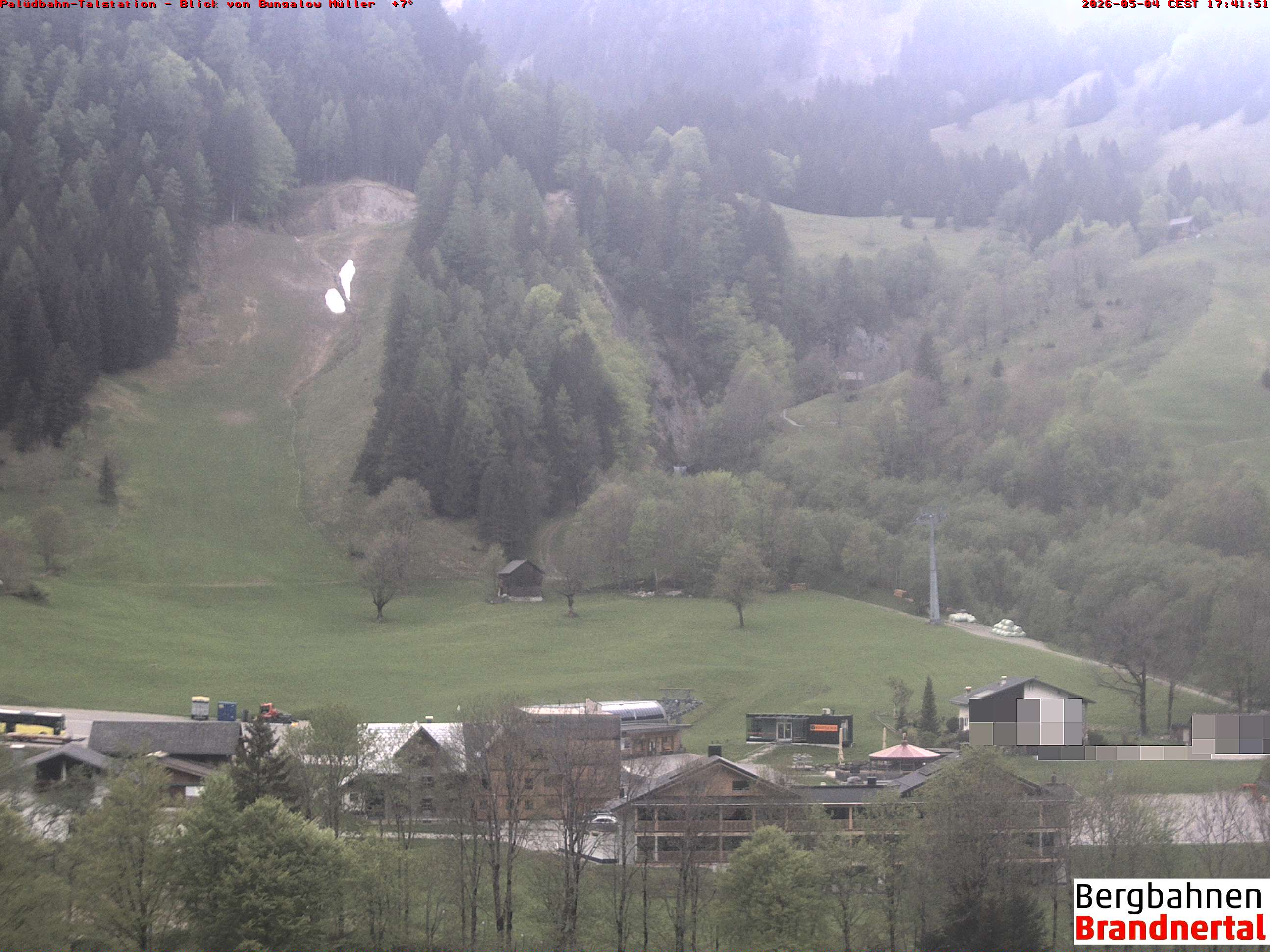 Blick auf Palüdbahn von Bungalow Müller