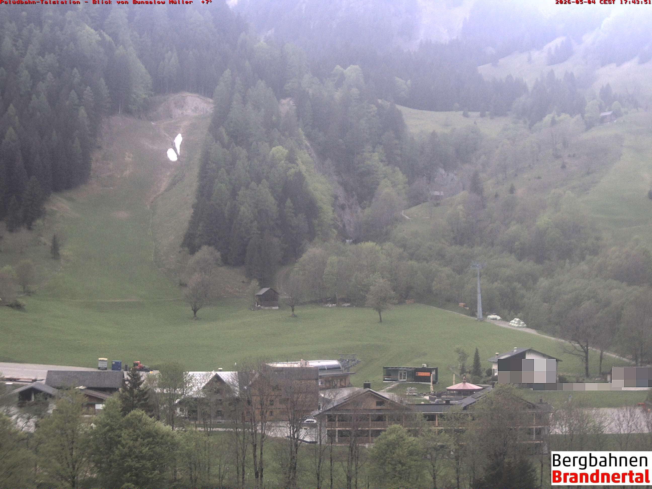 Blick auf Palüdbahn von Bungalow Müller