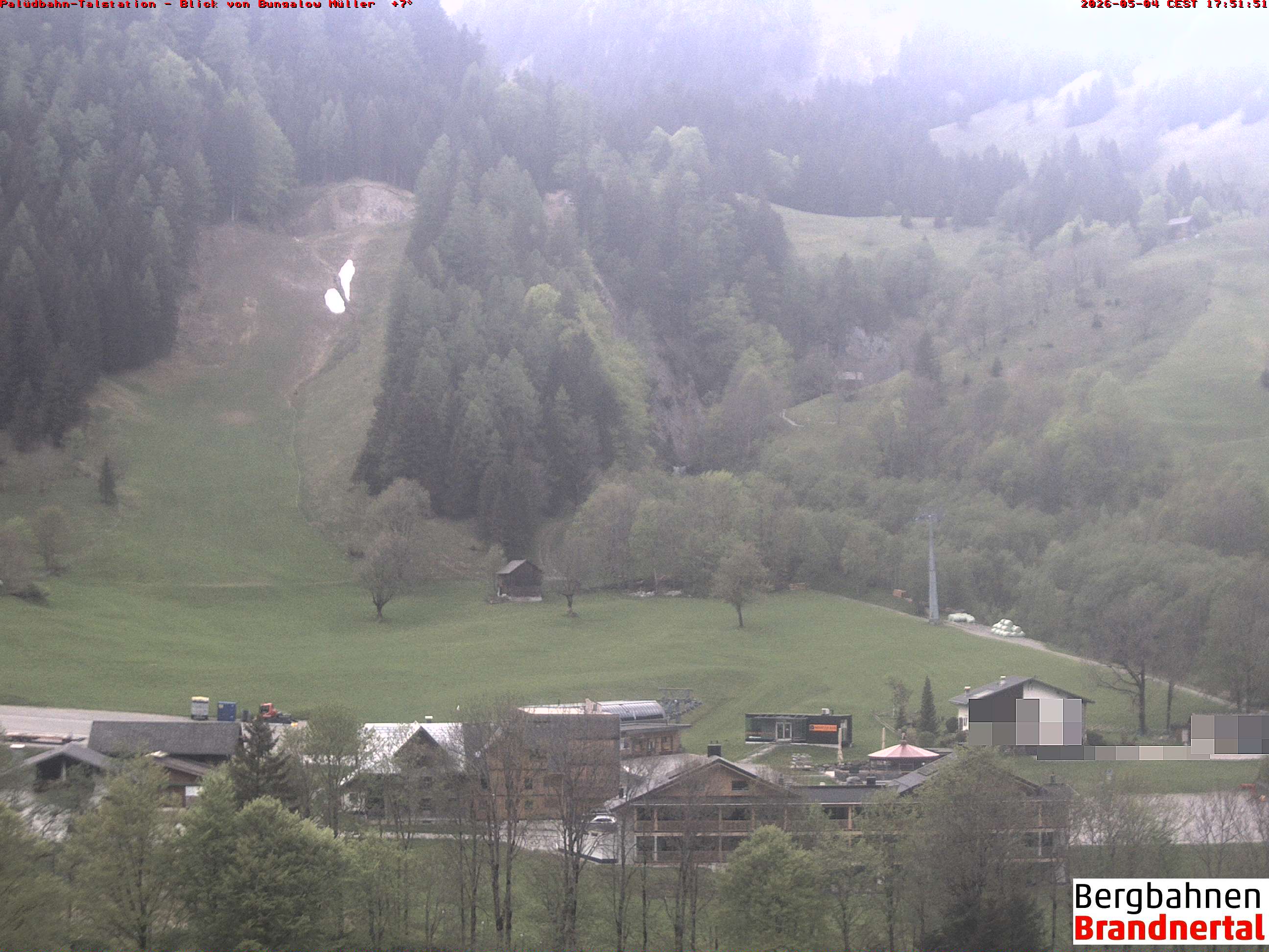 Blick auf Palüdbahn von Bungalow Müller