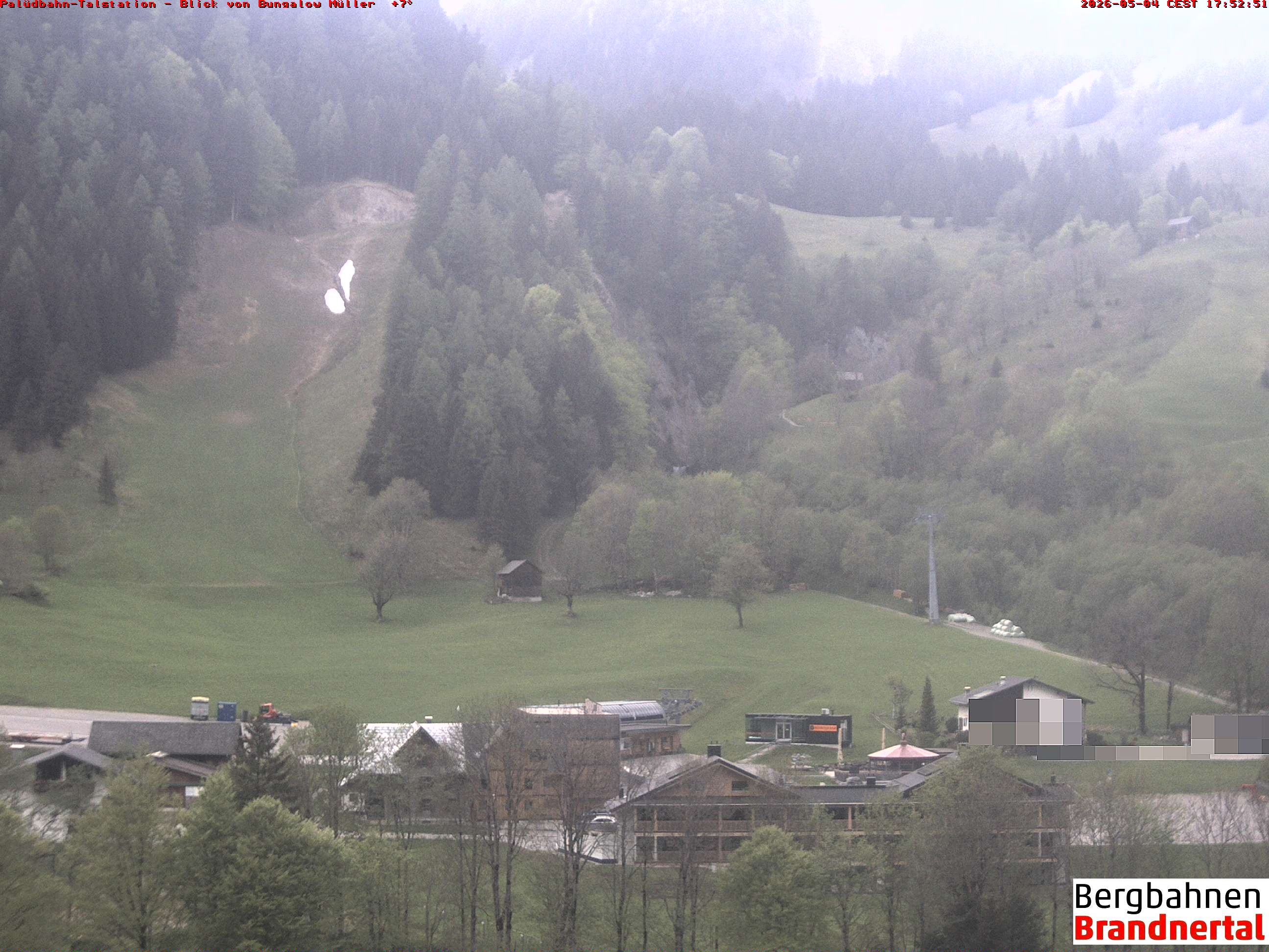 Blick auf Palüdbahn von Bungalow Müller