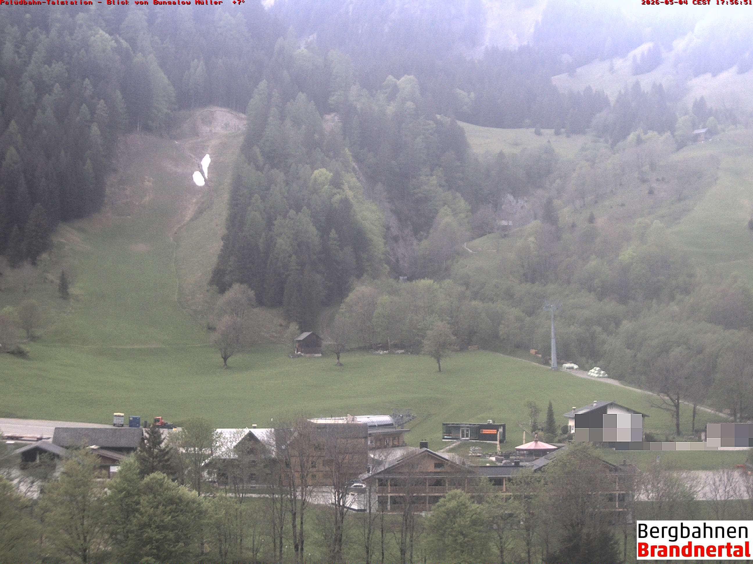Blick auf Palüdbahn von Bungalow Müller