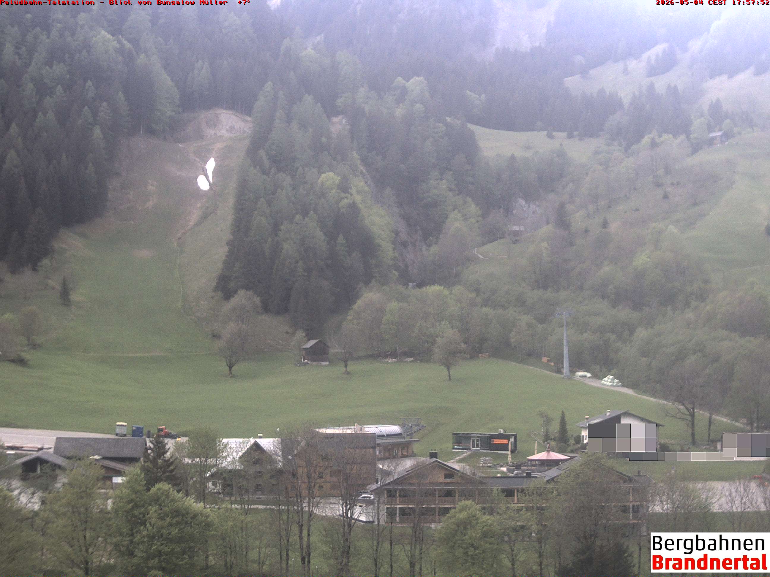 Blick auf Palüdbahn von Bungalow Müller