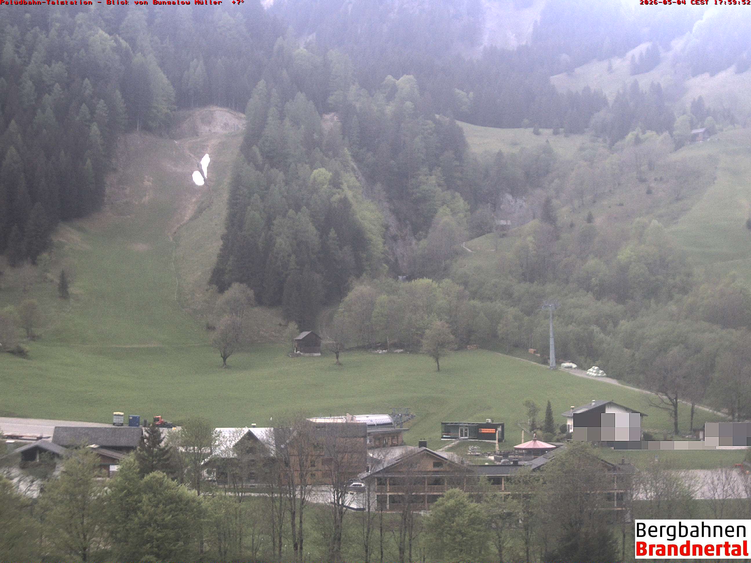 Blick auf Palüdbahn von Bungalow Müller