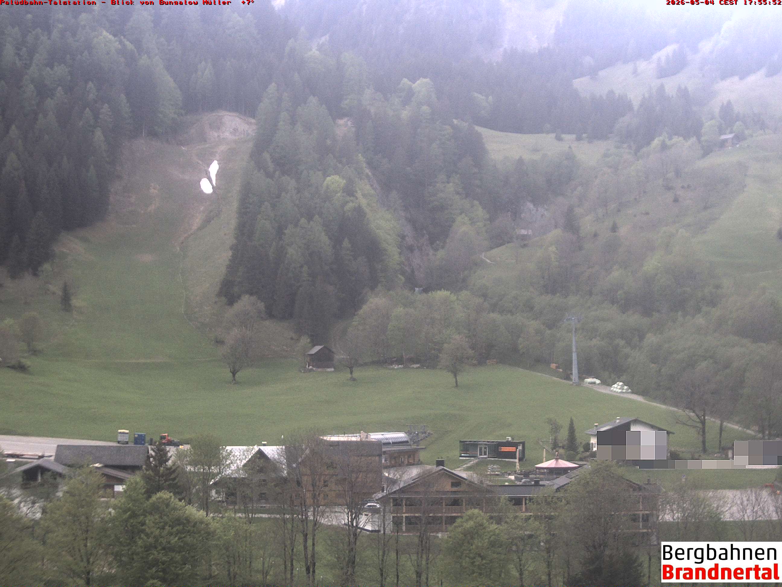 Blick auf Palüdbahn von Bungalow Müller
