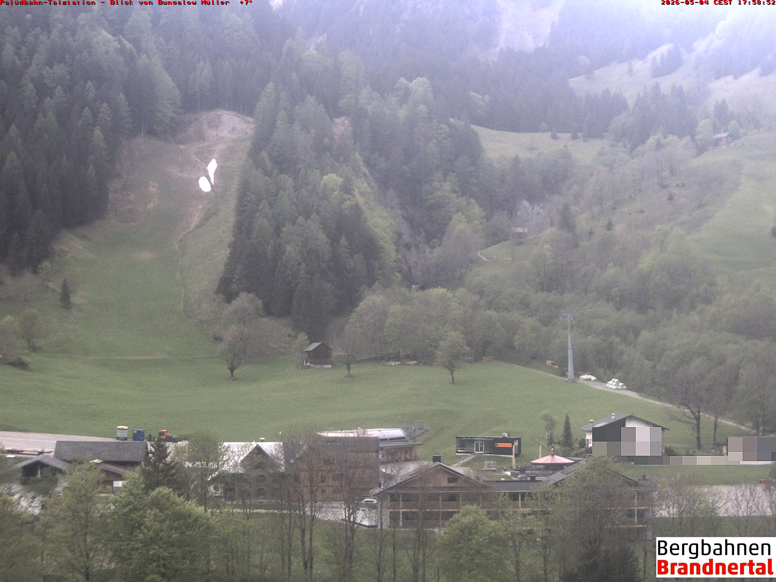 Blick auf Palüdbahn von Bungalow Müller