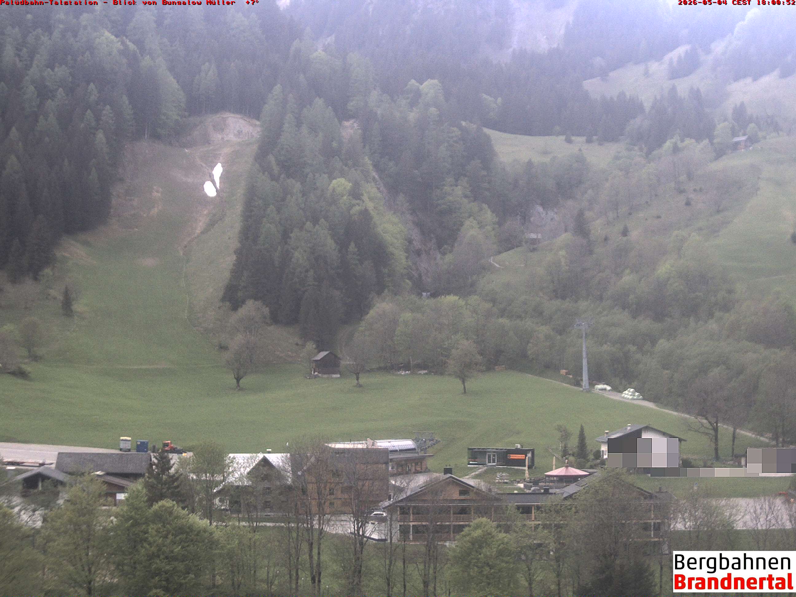 Blick auf Palüdbahn von Bungalow Müller