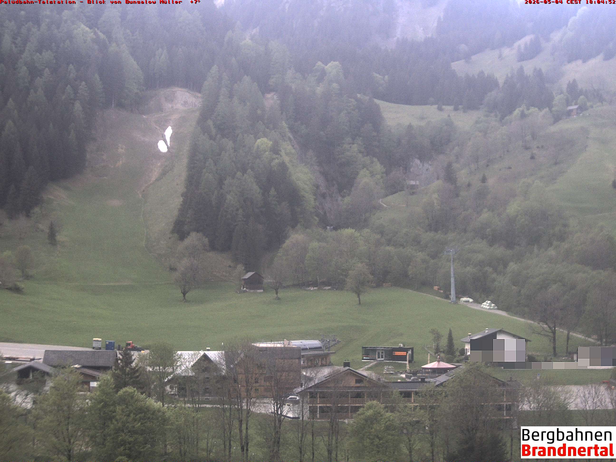 Blick auf Palüdbahn von Bungalow Müller