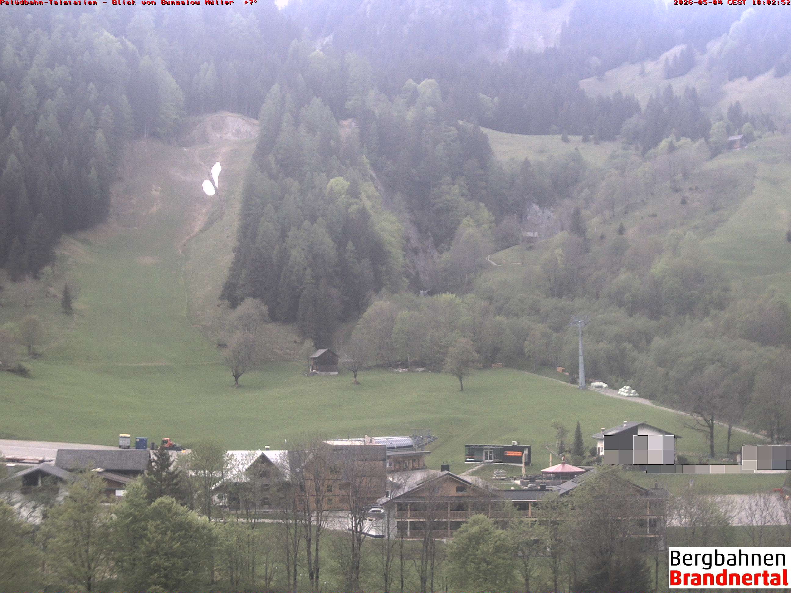 Blick auf Palüdbahn von Bungalow Müller