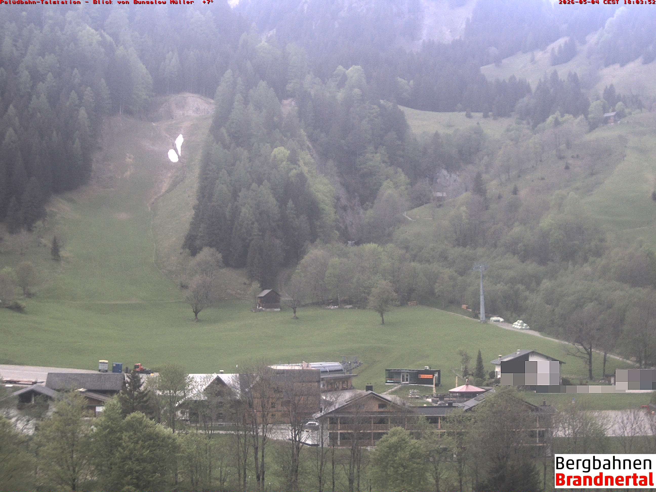 Blick auf Palüdbahn von Bungalow Müller