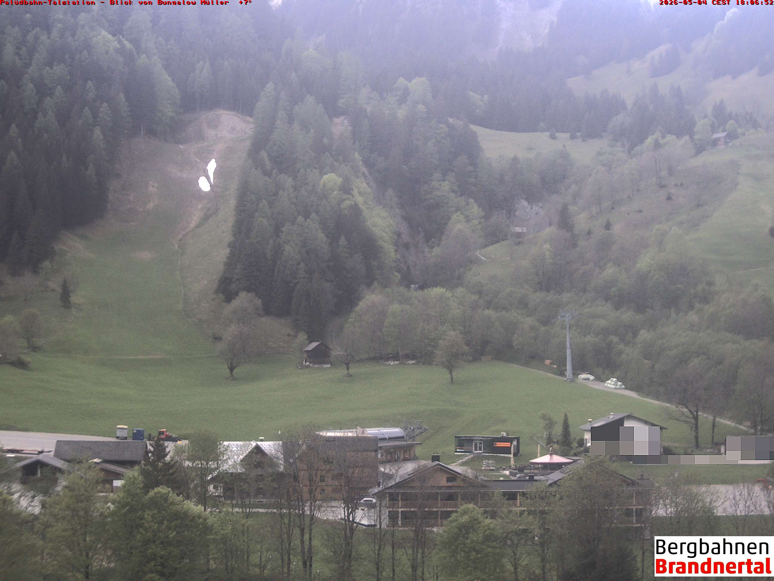 Blick auf Palüdbahn von Bungalow Müller
