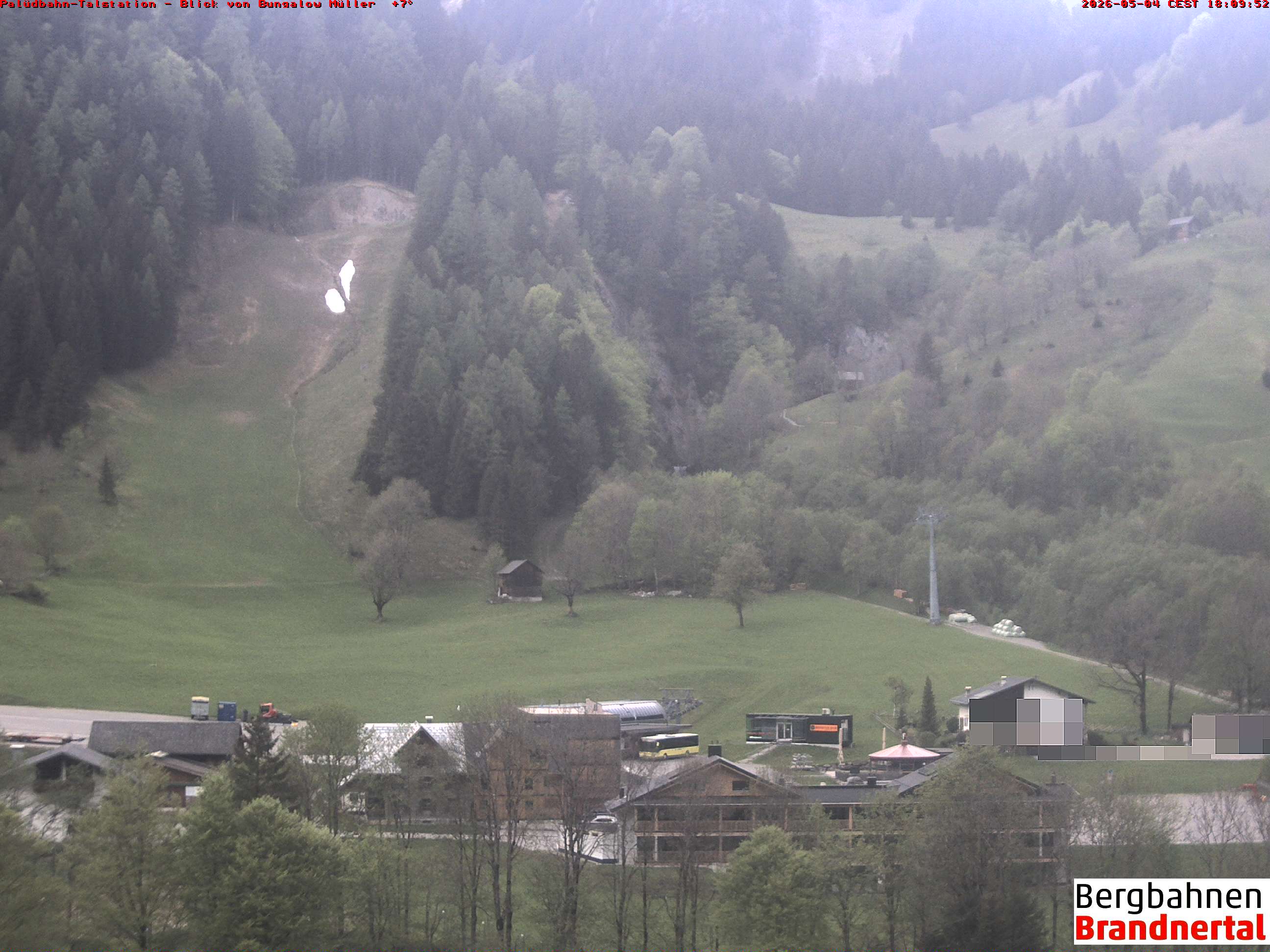 Blick auf Palüdbahn von Bungalow Müller
