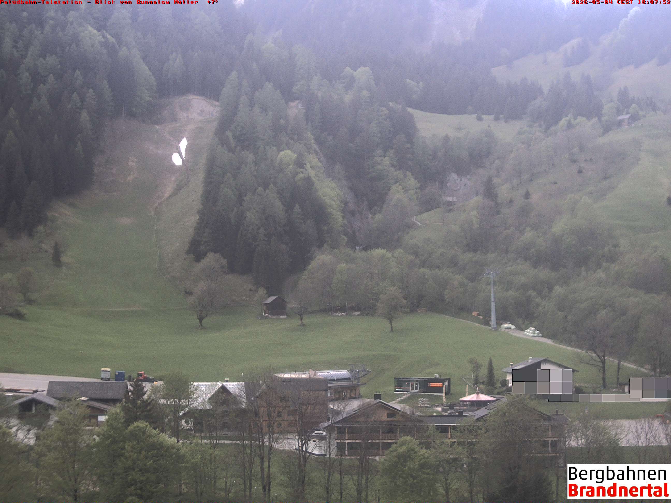 Blick auf Palüdbahn von Bungalow Müller