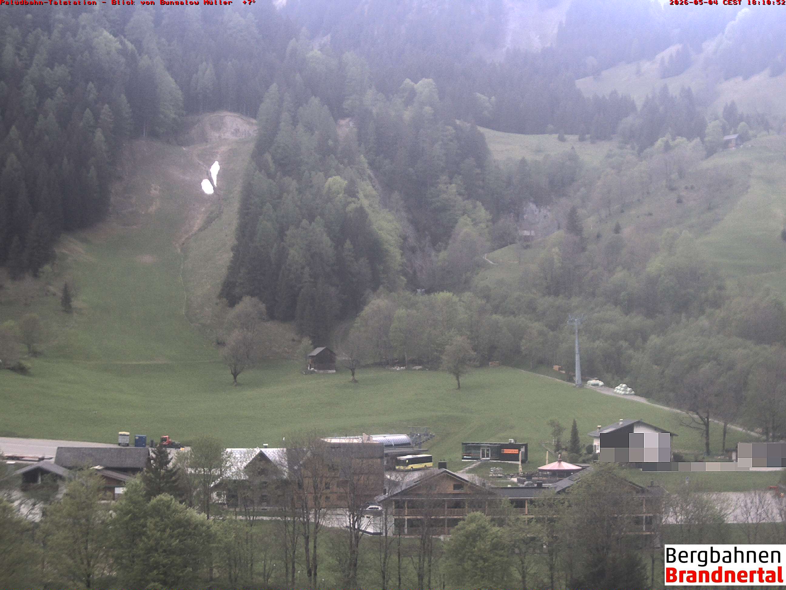 Blick auf Palüdbahn von Bungalow Müller