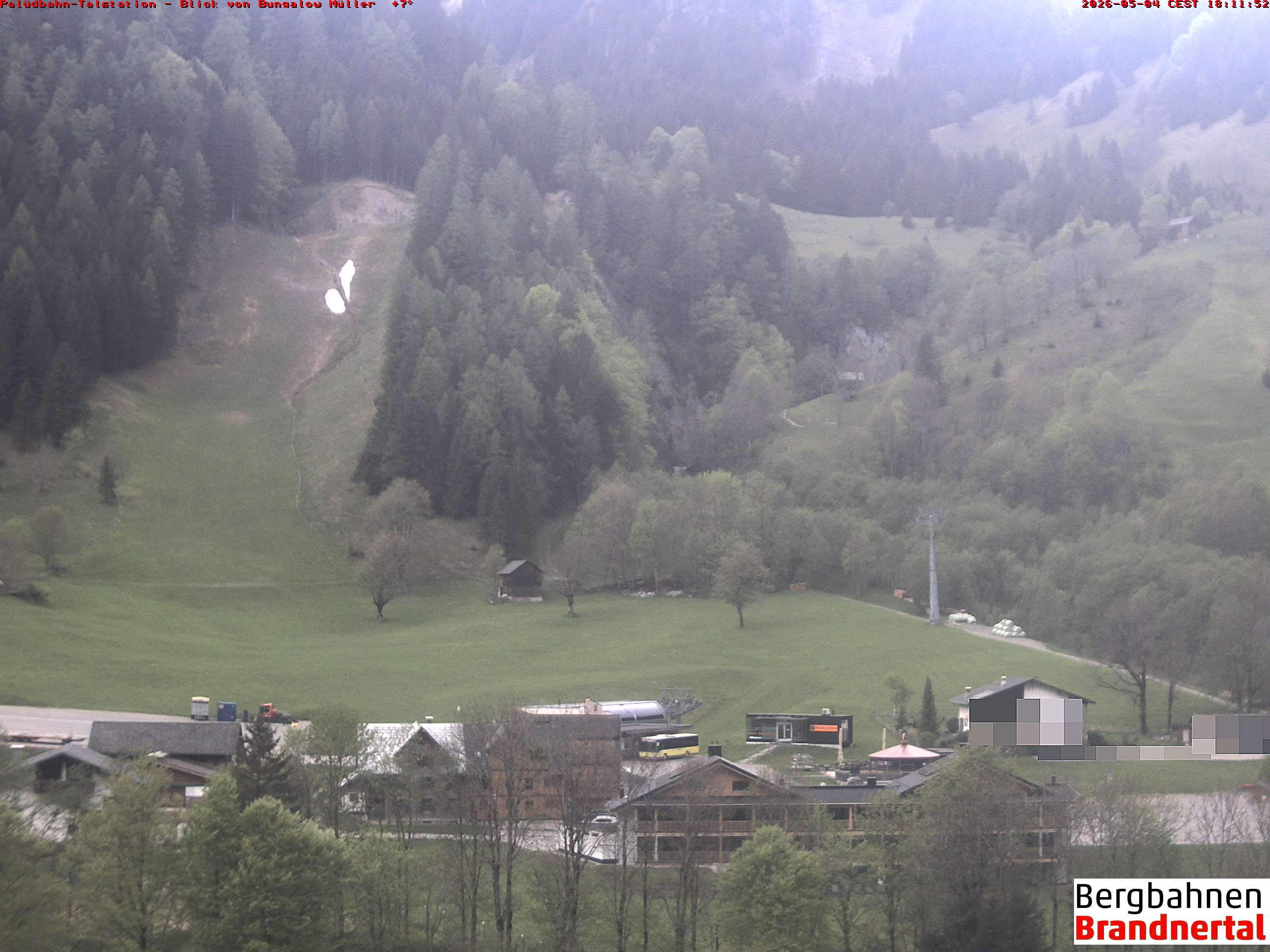 Blick auf Palüdbahn von Bungalow Müller