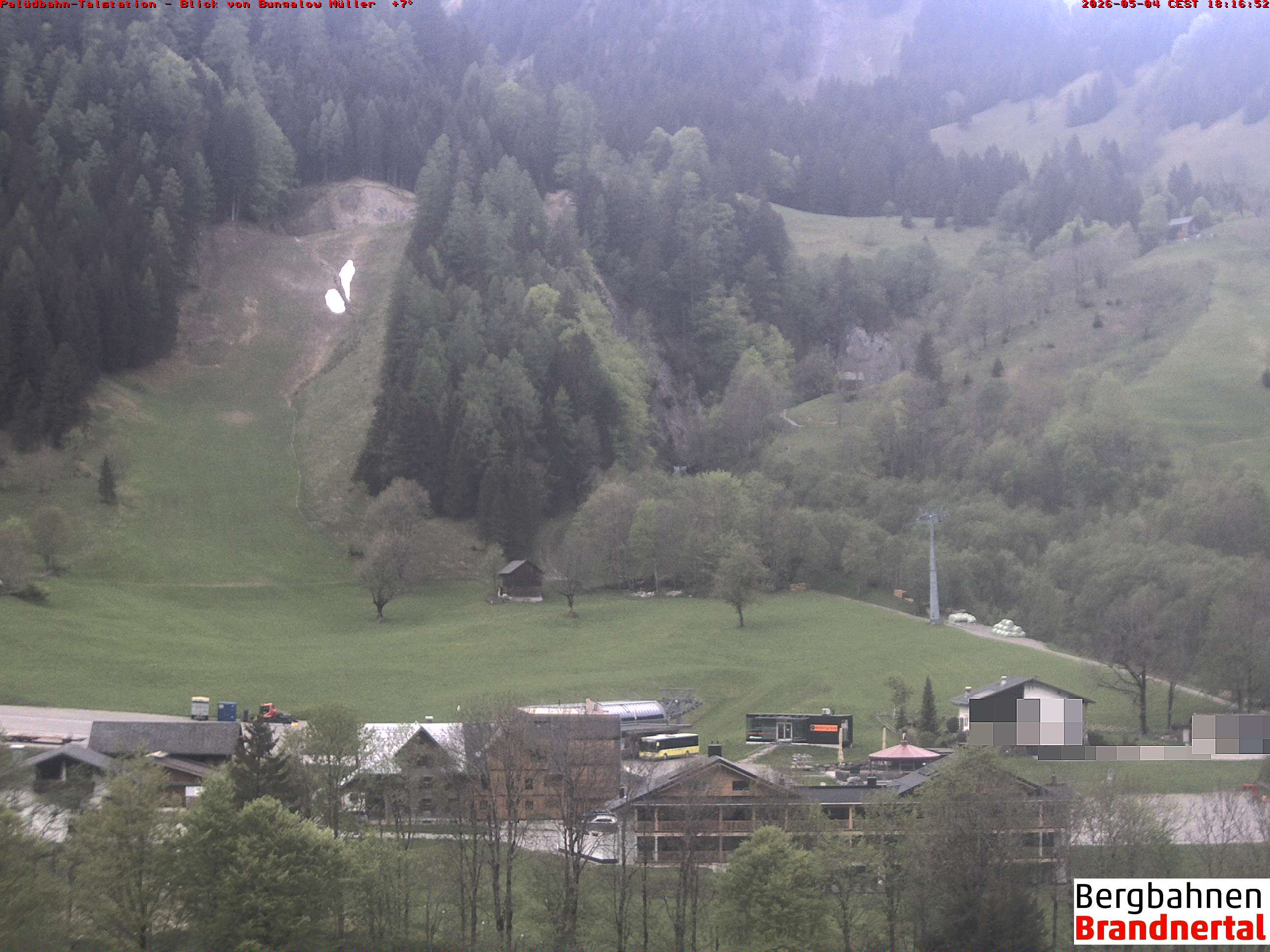 Blick auf Palüdbahn von Bungalow Müller