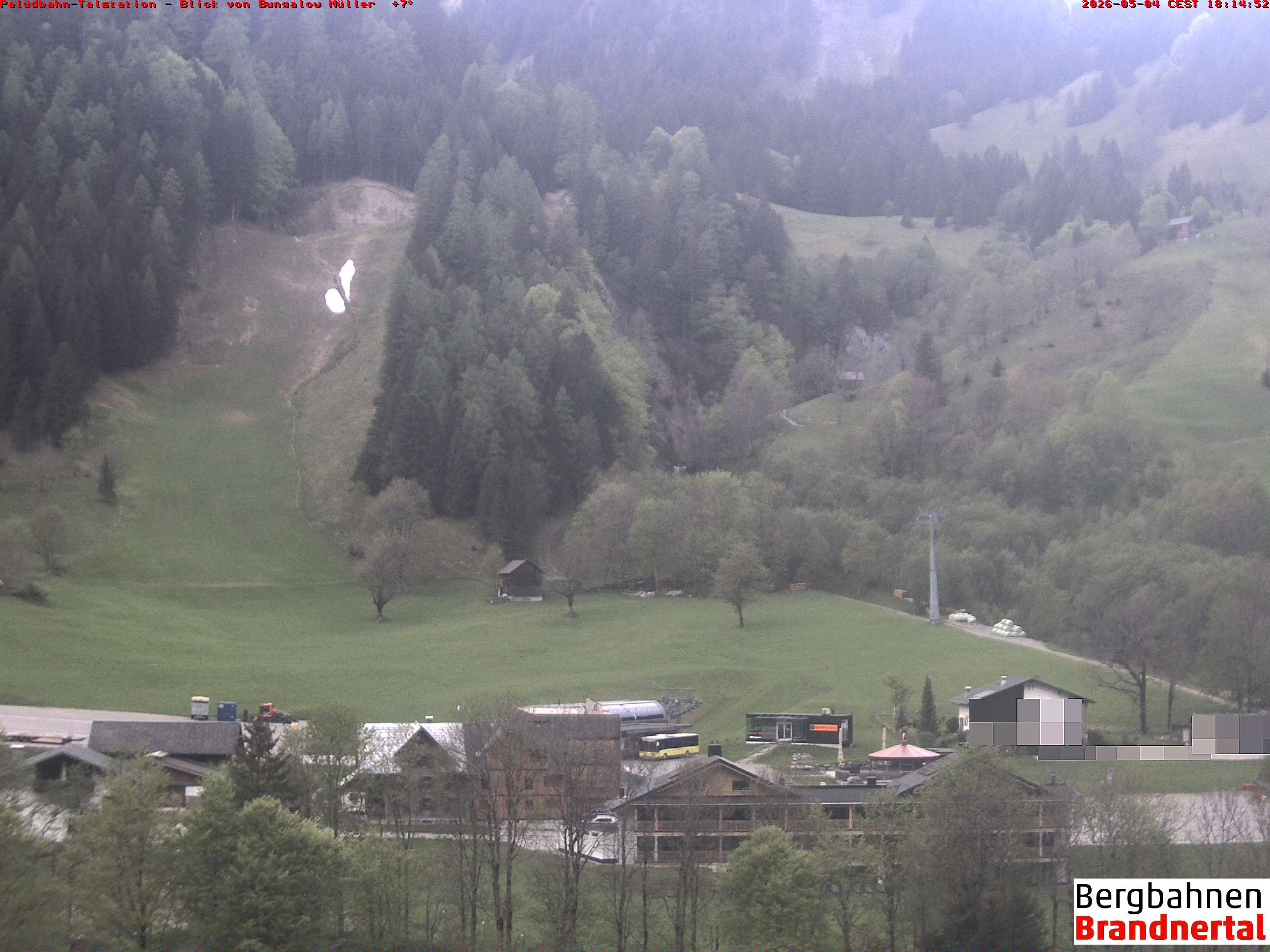 Blick auf Palüdbahn von Bungalow Müller