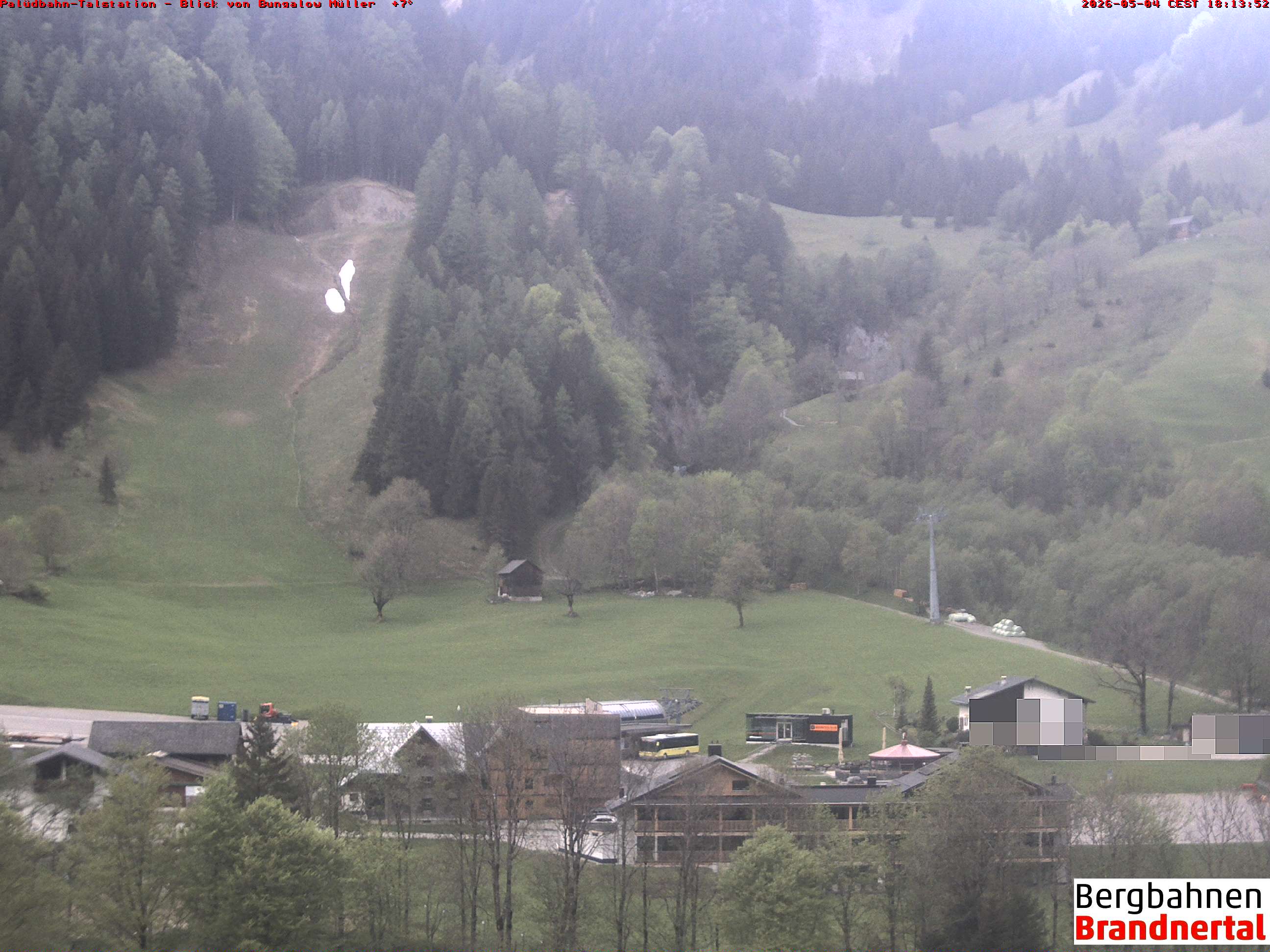 Blick auf Palüdbahn von Bungalow Müller