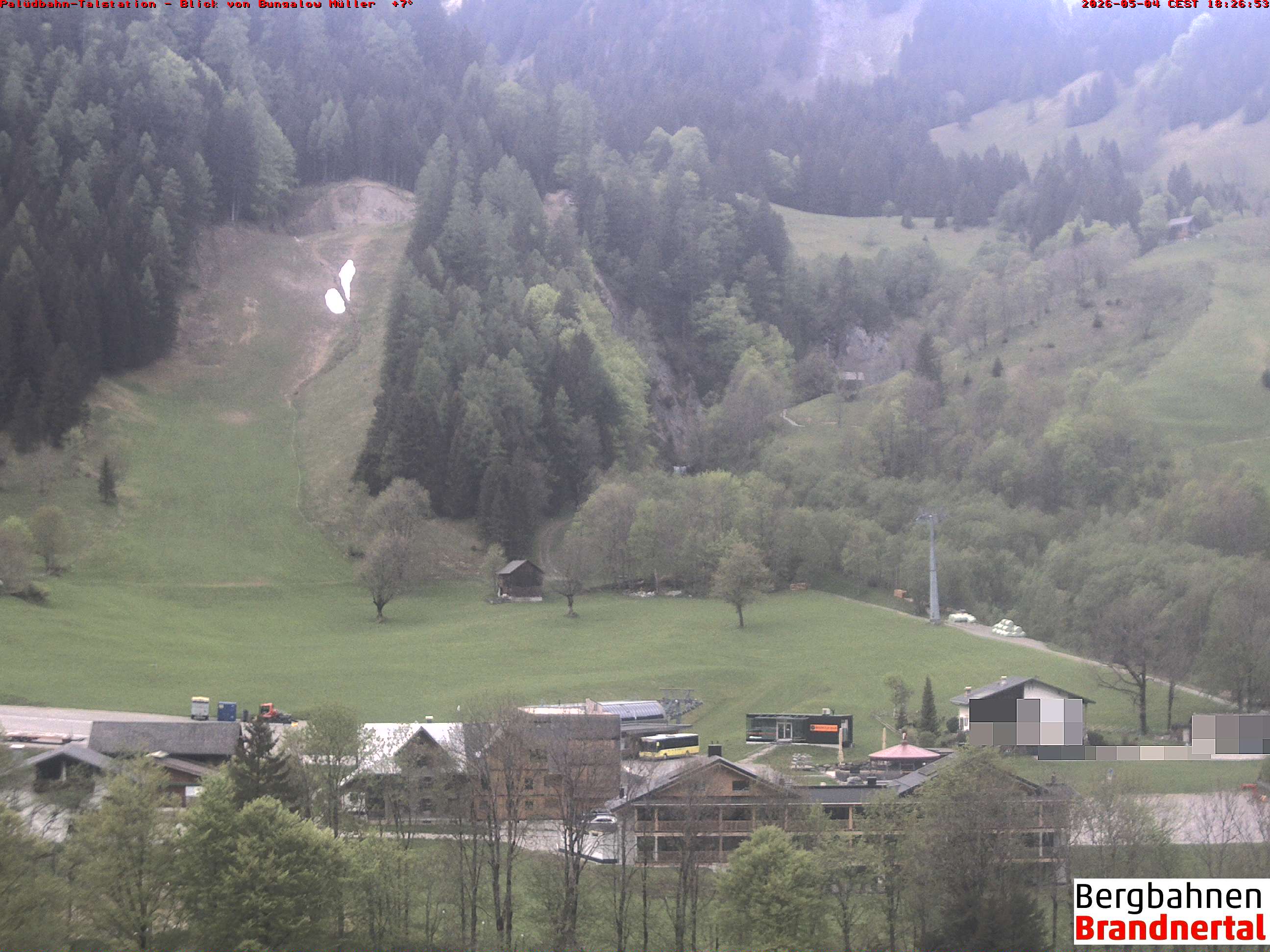 Blick auf Palüdbahn von Bungalow Müller