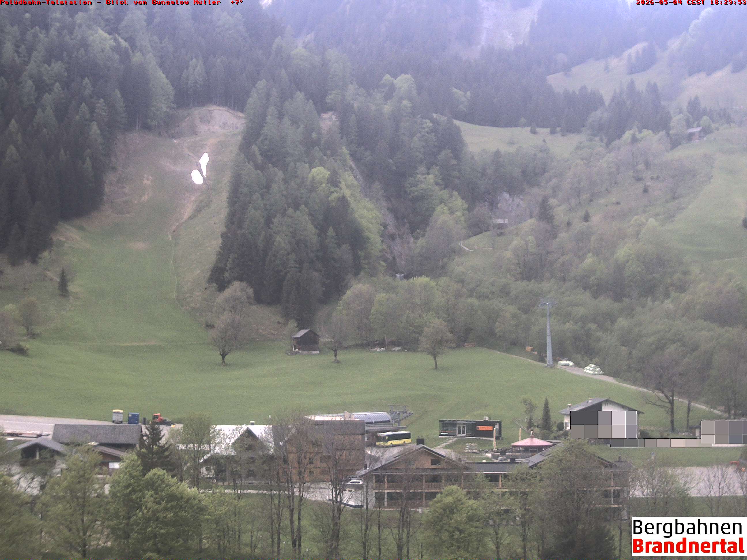 Blick auf Palüdbahn von Bungalow Müller