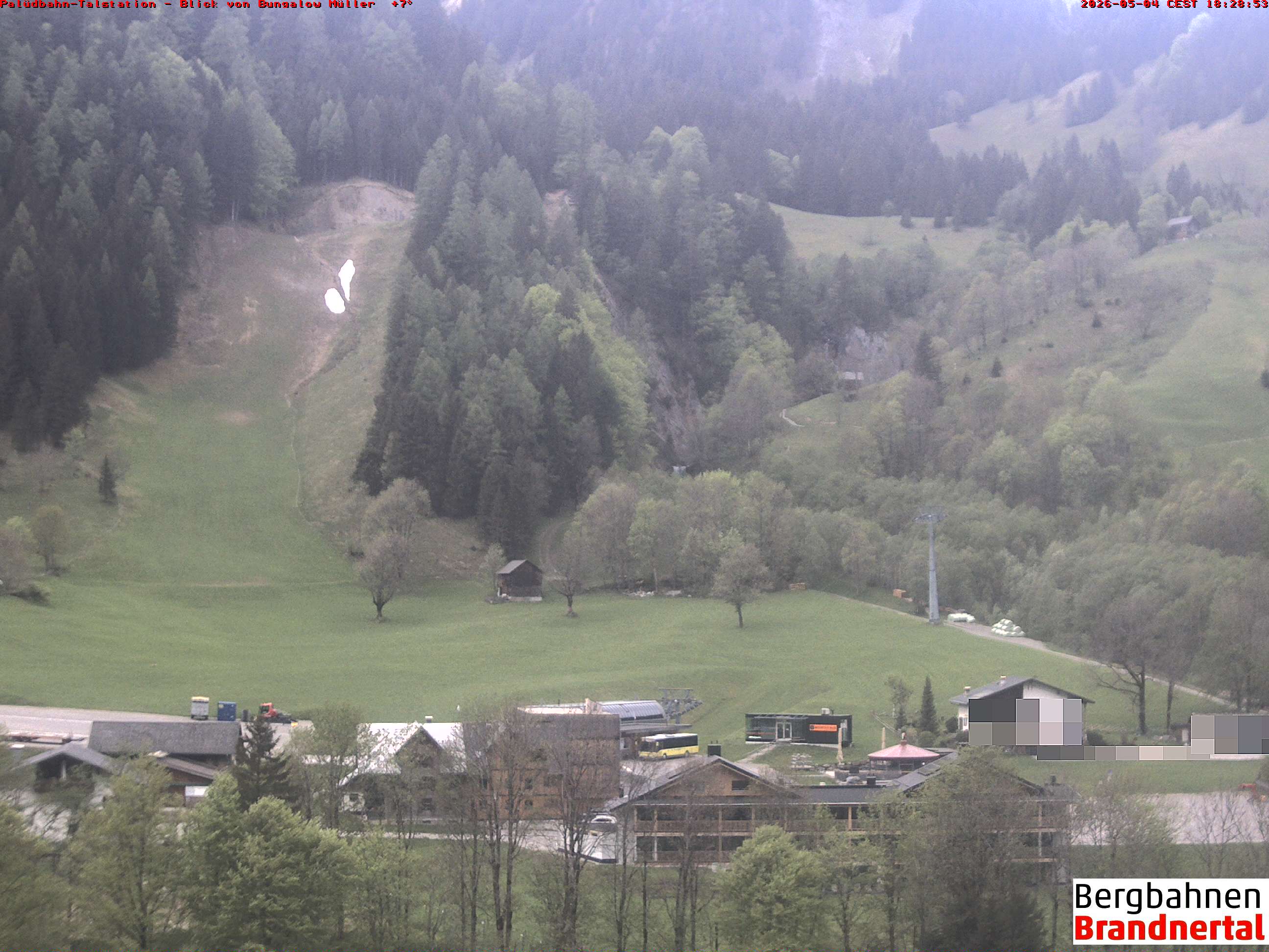 Blick auf Palüdbahn von Bungalow Müller