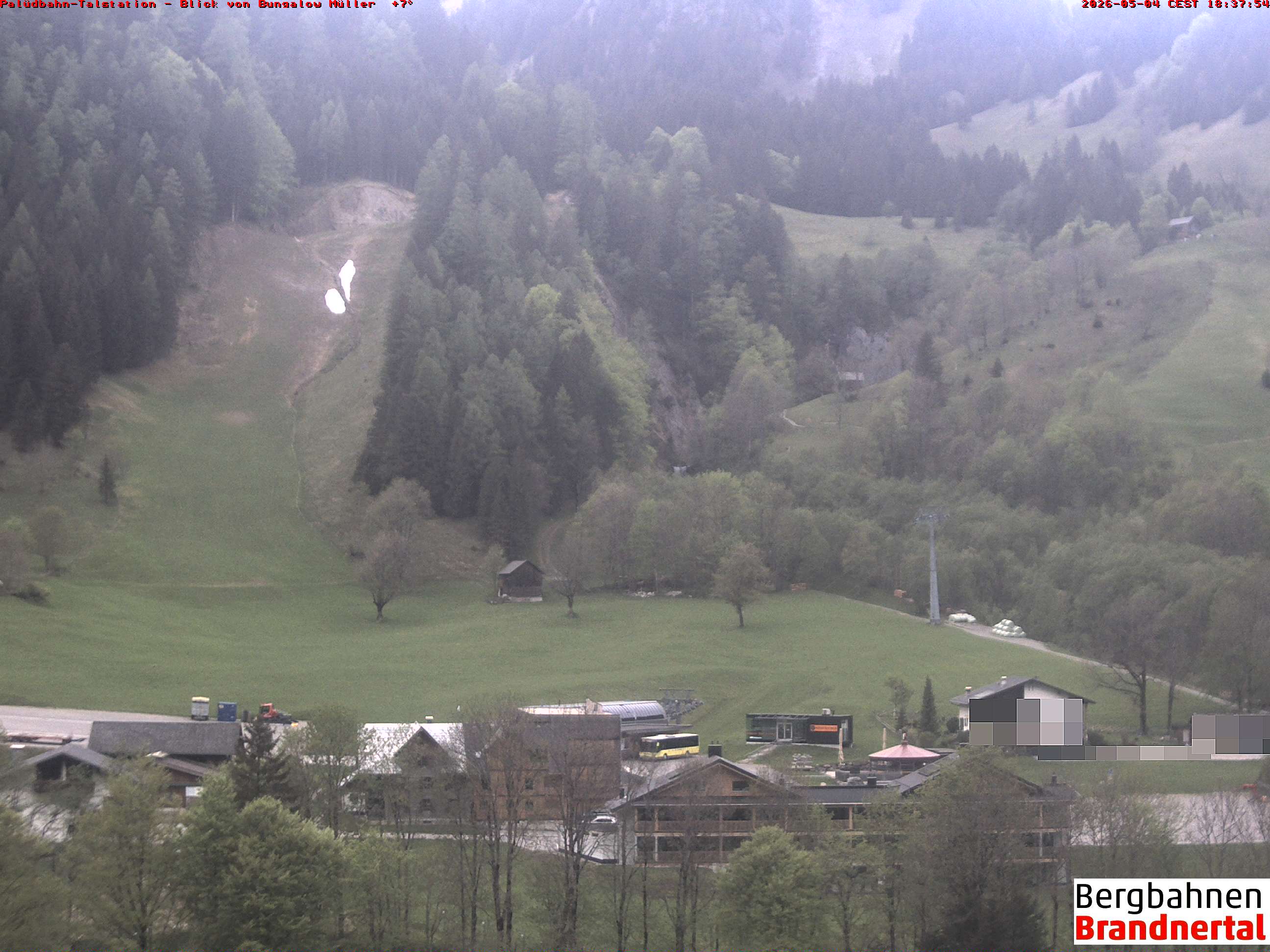 Blick auf Palüdbahn von Bungalow Müller