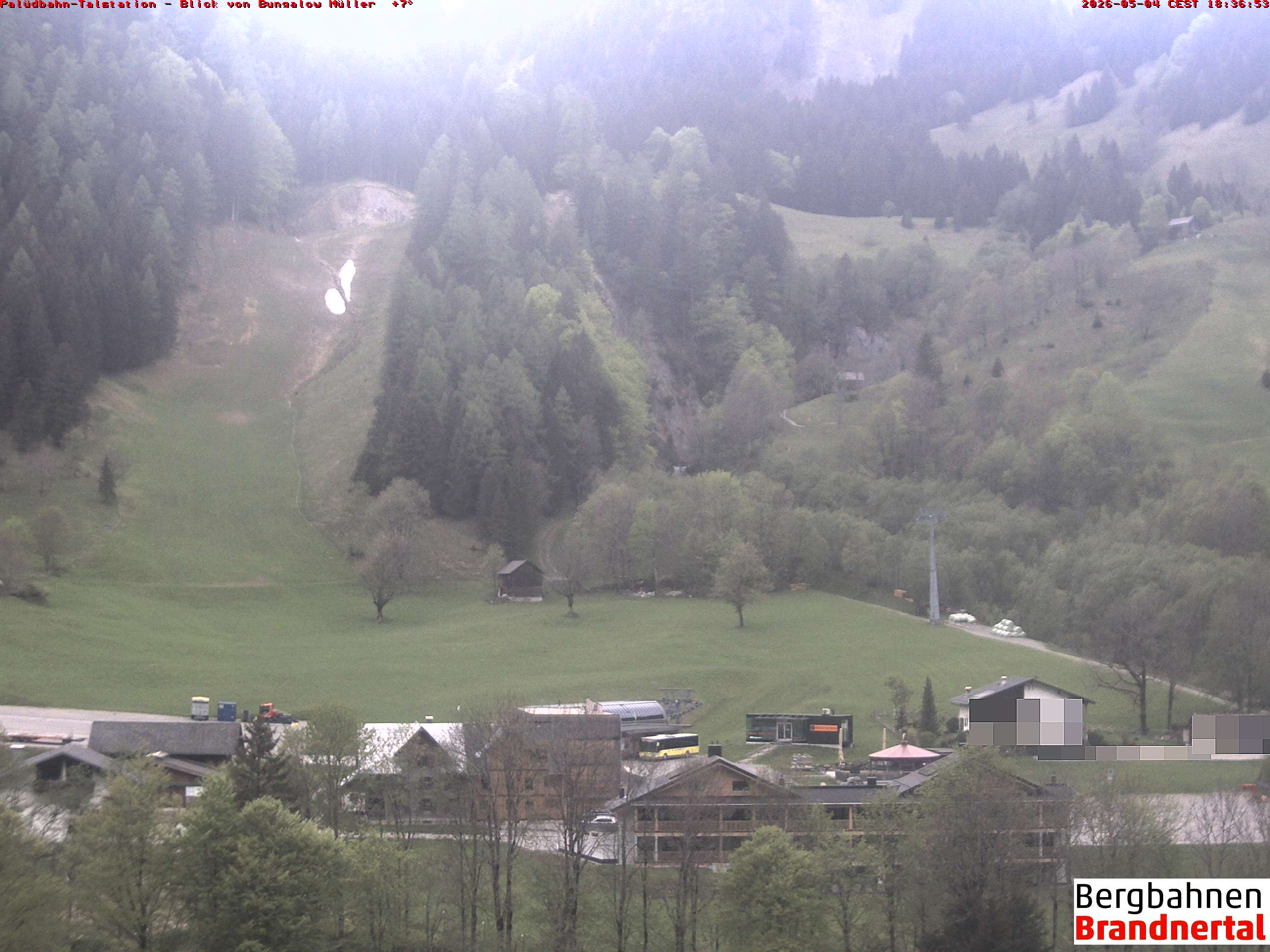 Blick auf Palüdbahn von Bungalow Müller