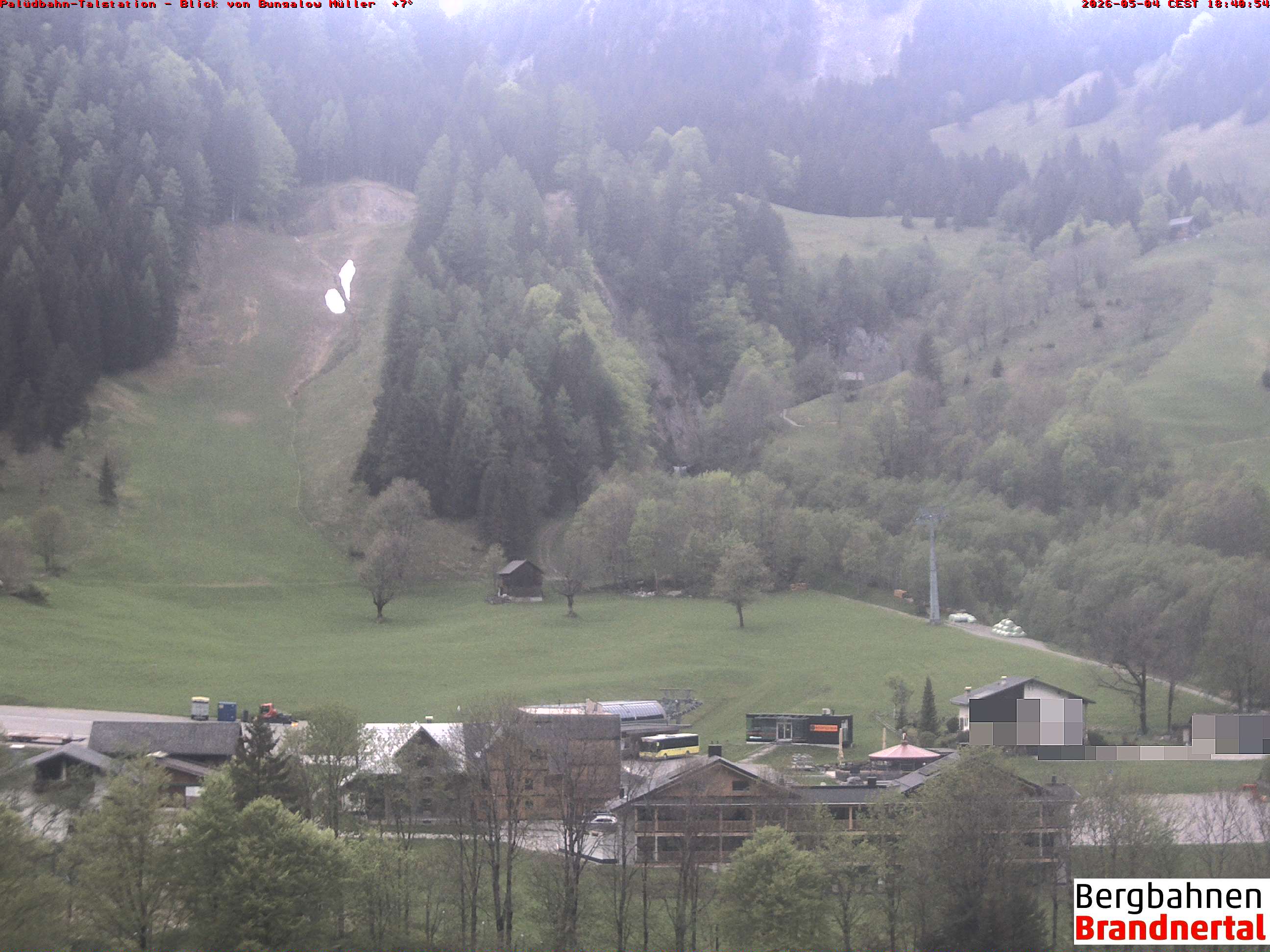 Blick auf Palüdbahn von Bungalow Müller