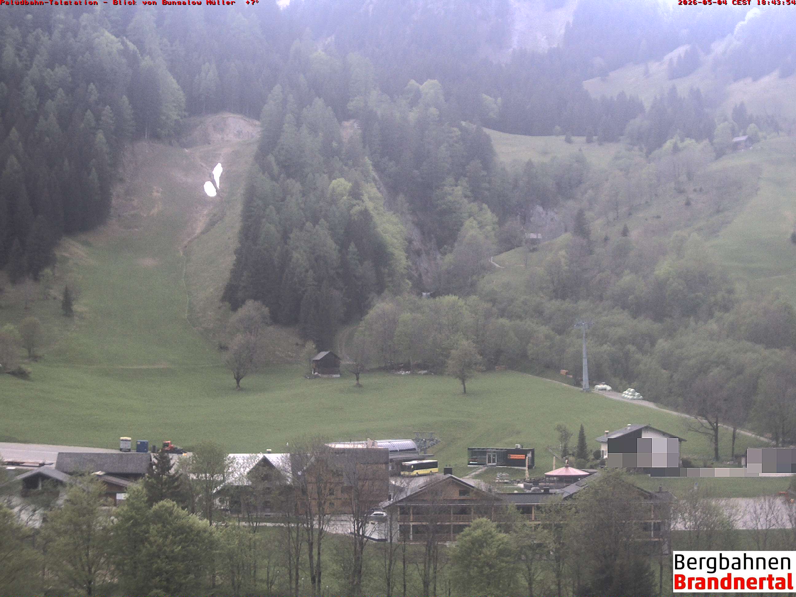 Blick auf Palüdbahn von Bungalow Müller