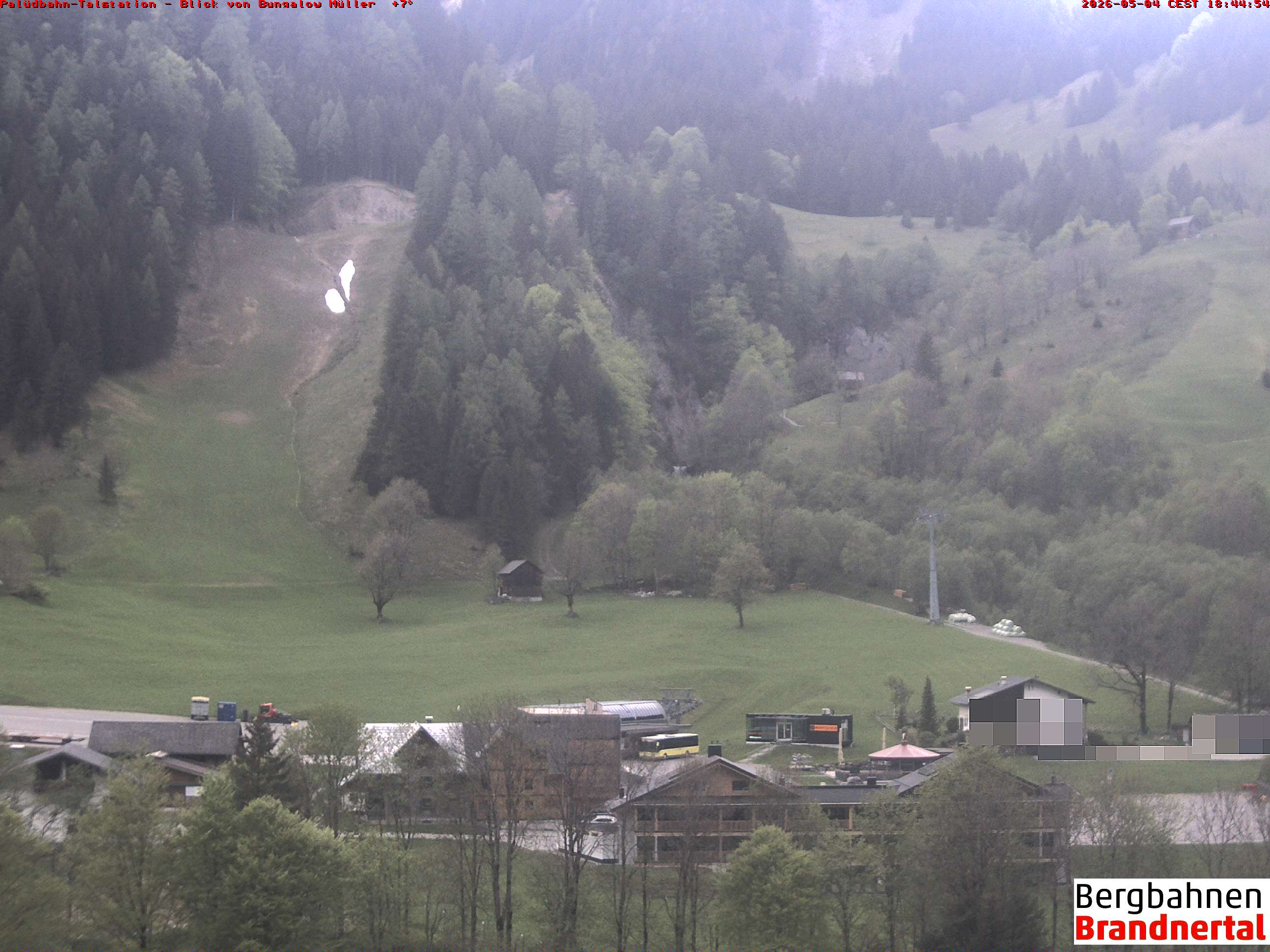 Blick auf Palüdbahn von Bungalow Müller