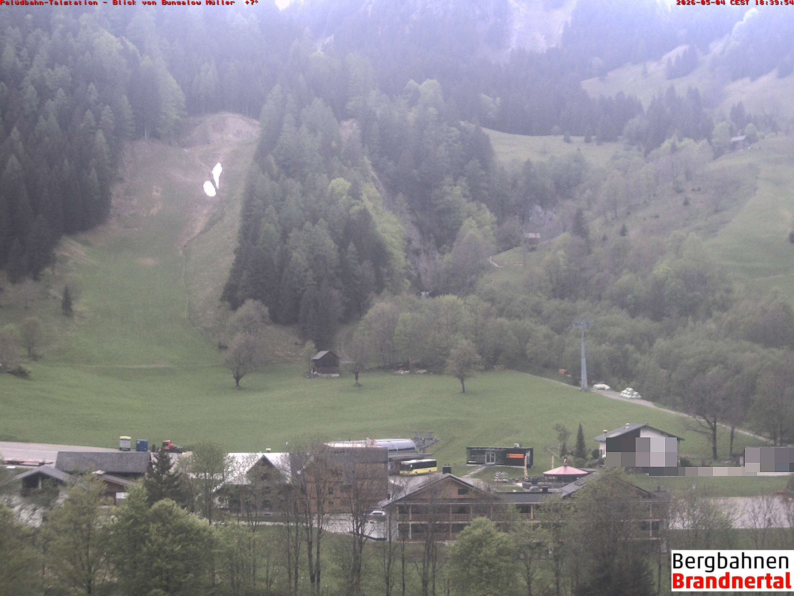 Blick auf Palüdbahn von Bungalow Müller