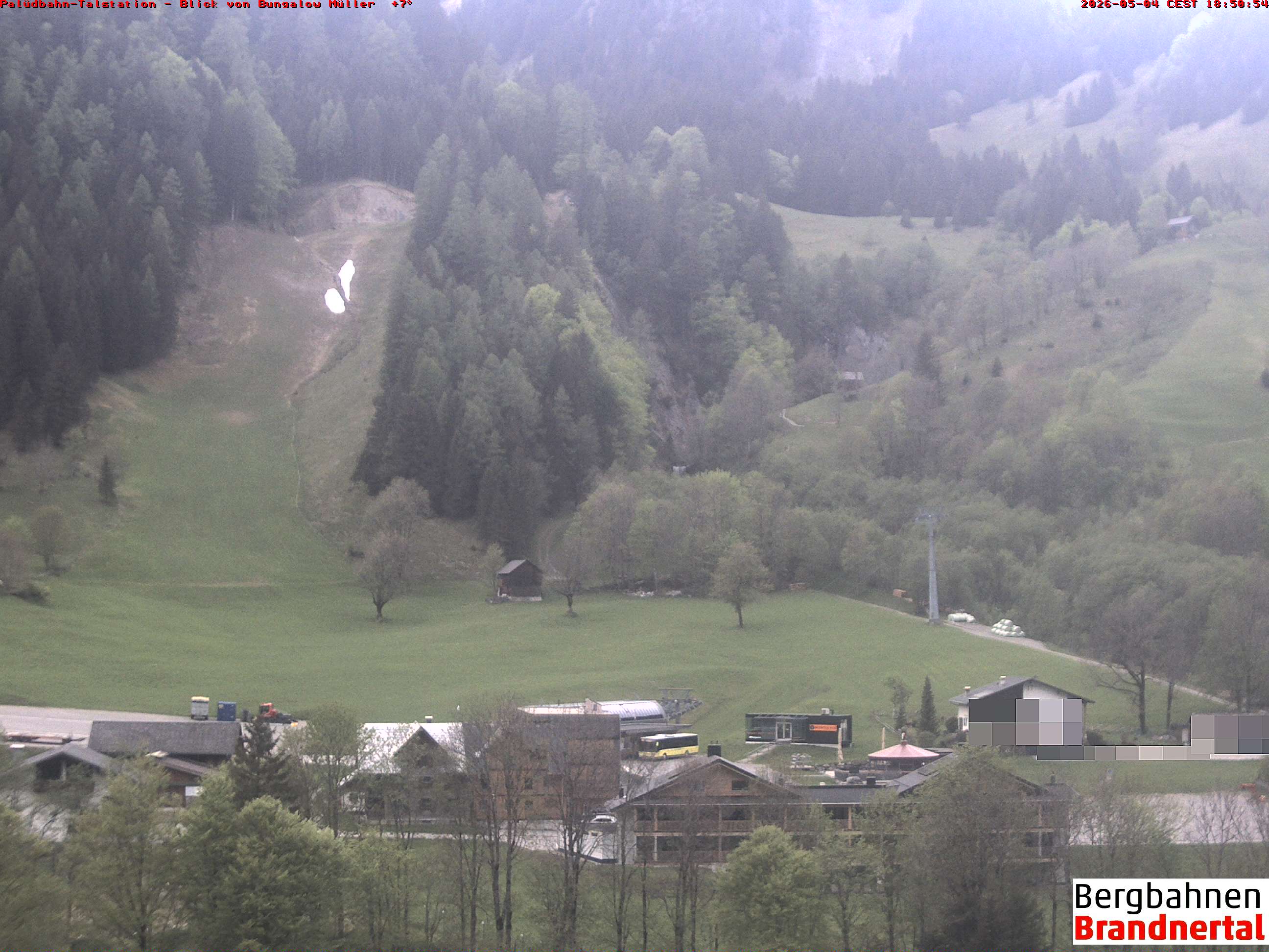 Blick auf Palüdbahn von Bungalow Müller
