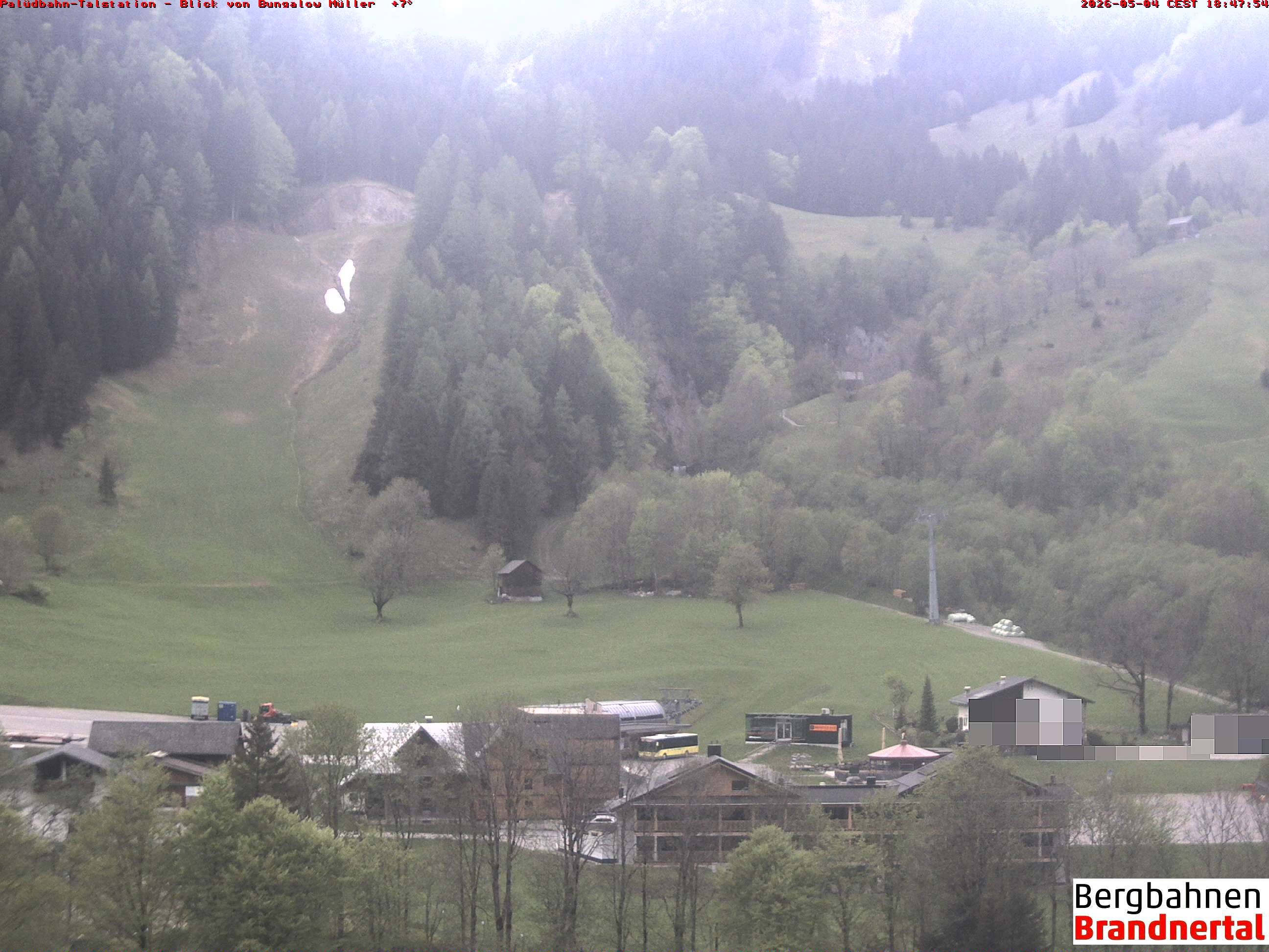Blick auf Palüdbahn von Bungalow Müller