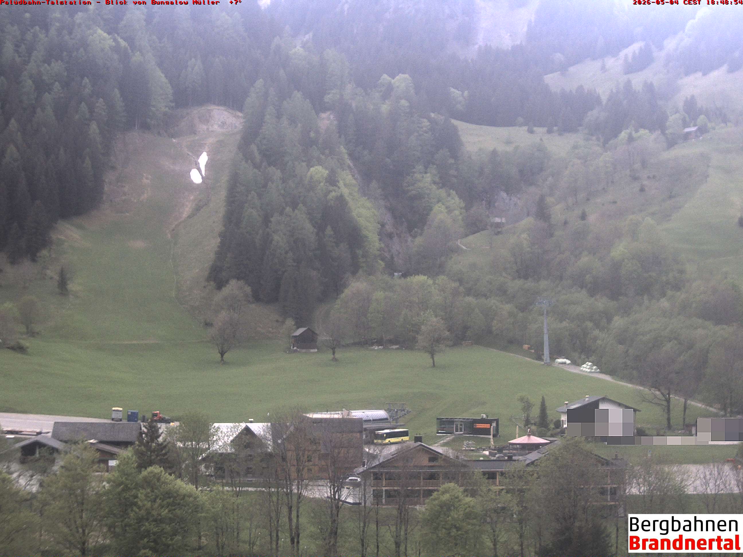 Blick auf Palüdbahn von Bungalow Müller