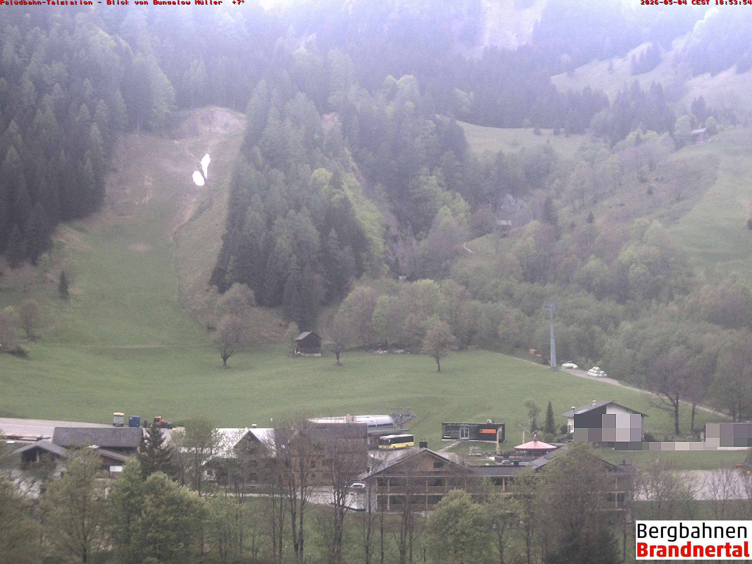 Blick auf Palüdbahn von Bungalow Müller