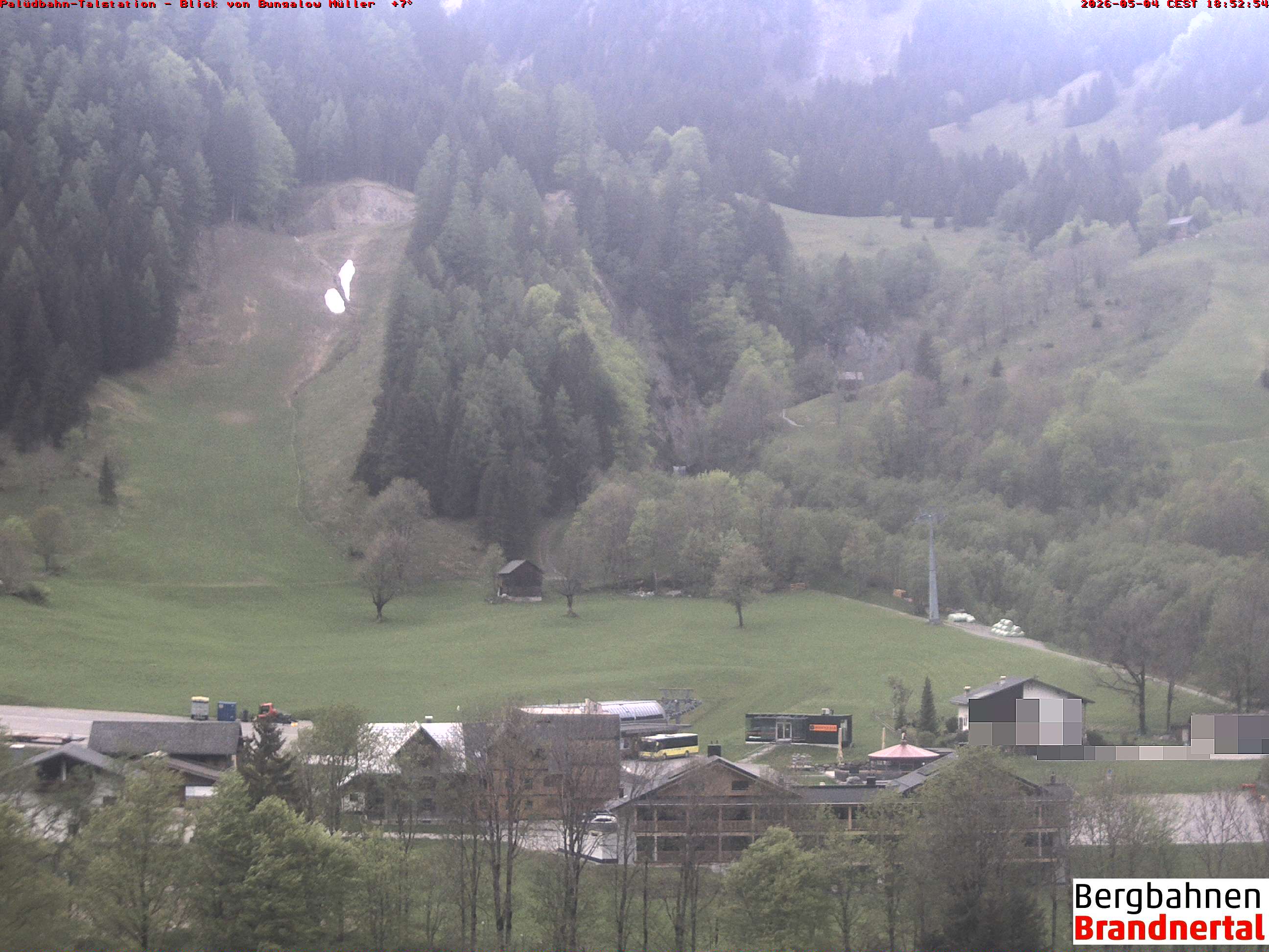 Blick auf Palüdbahn von Bungalow Müller