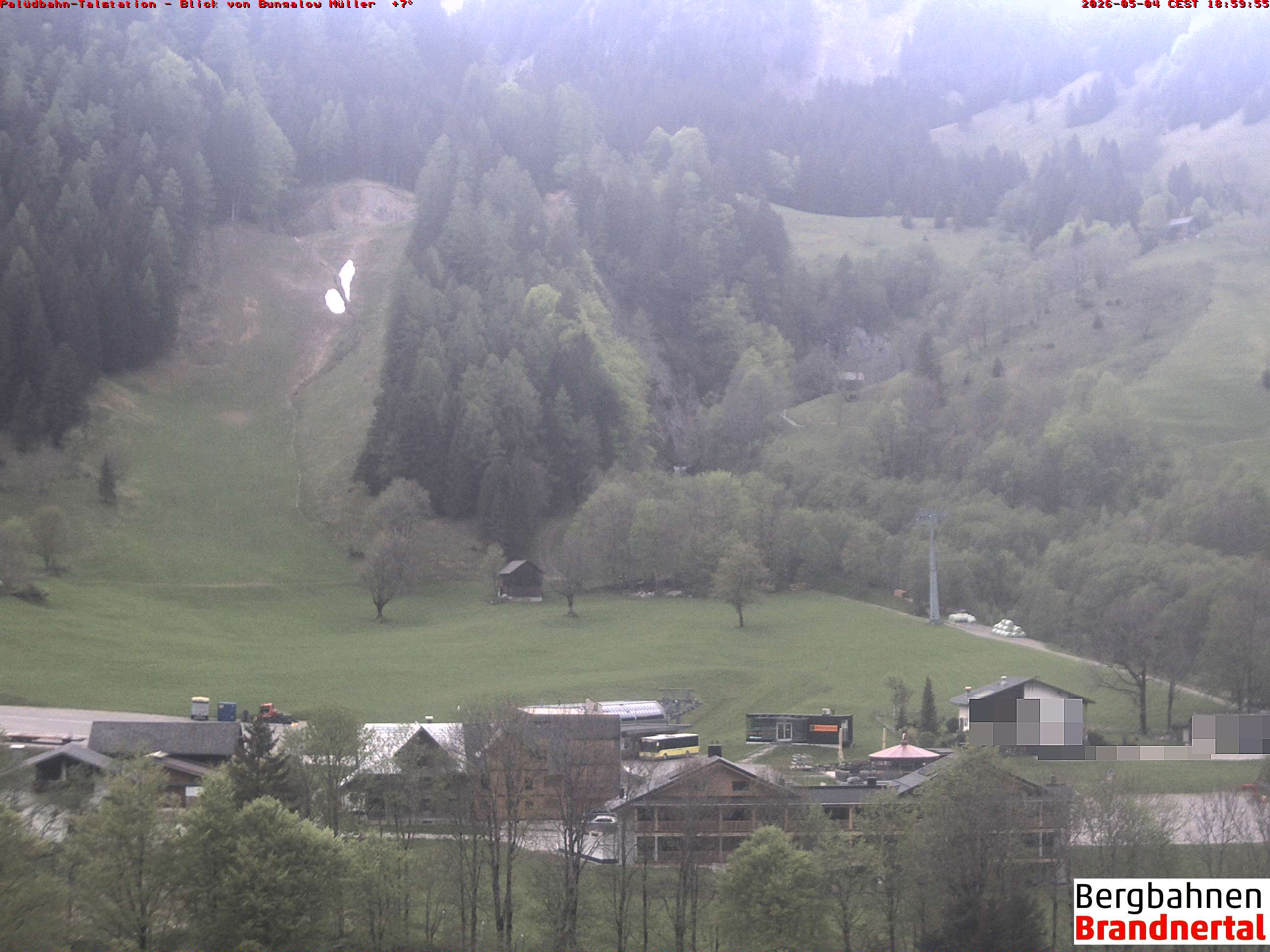 Blick auf Palüdbahn von Bungalow Müller