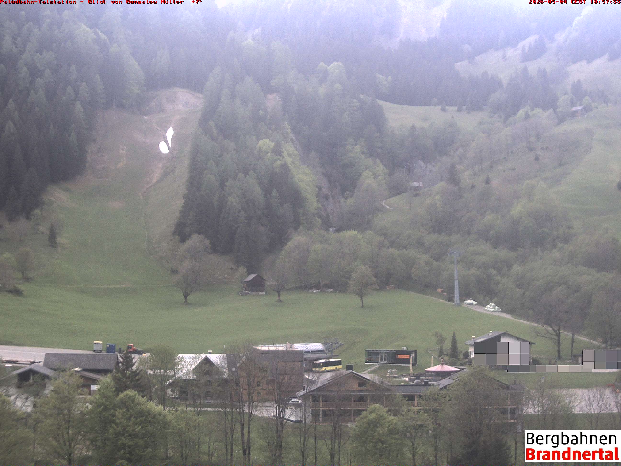 Blick auf Palüdbahn von Bungalow Müller