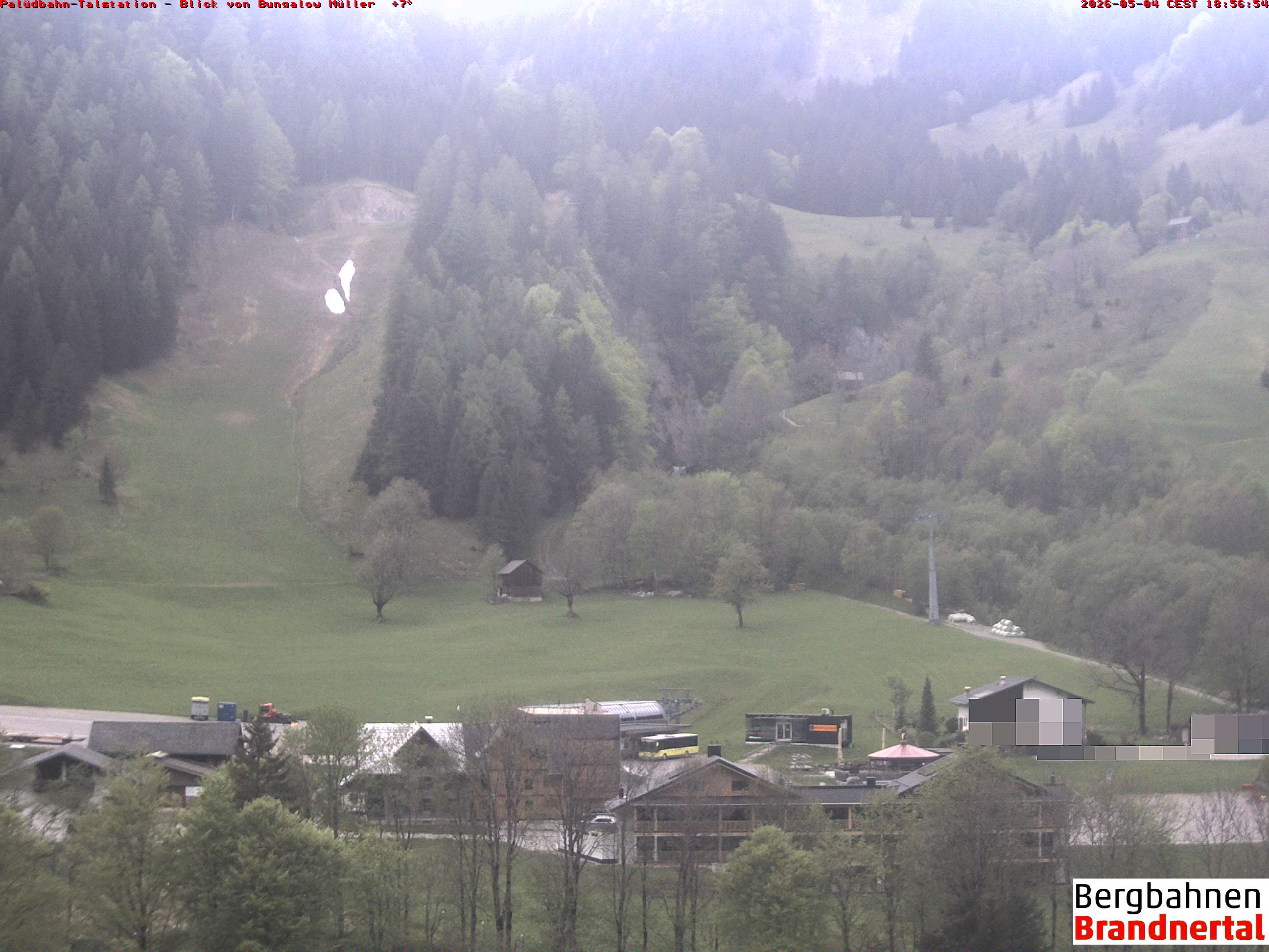 Blick auf Palüdbahn von Bungalow Müller