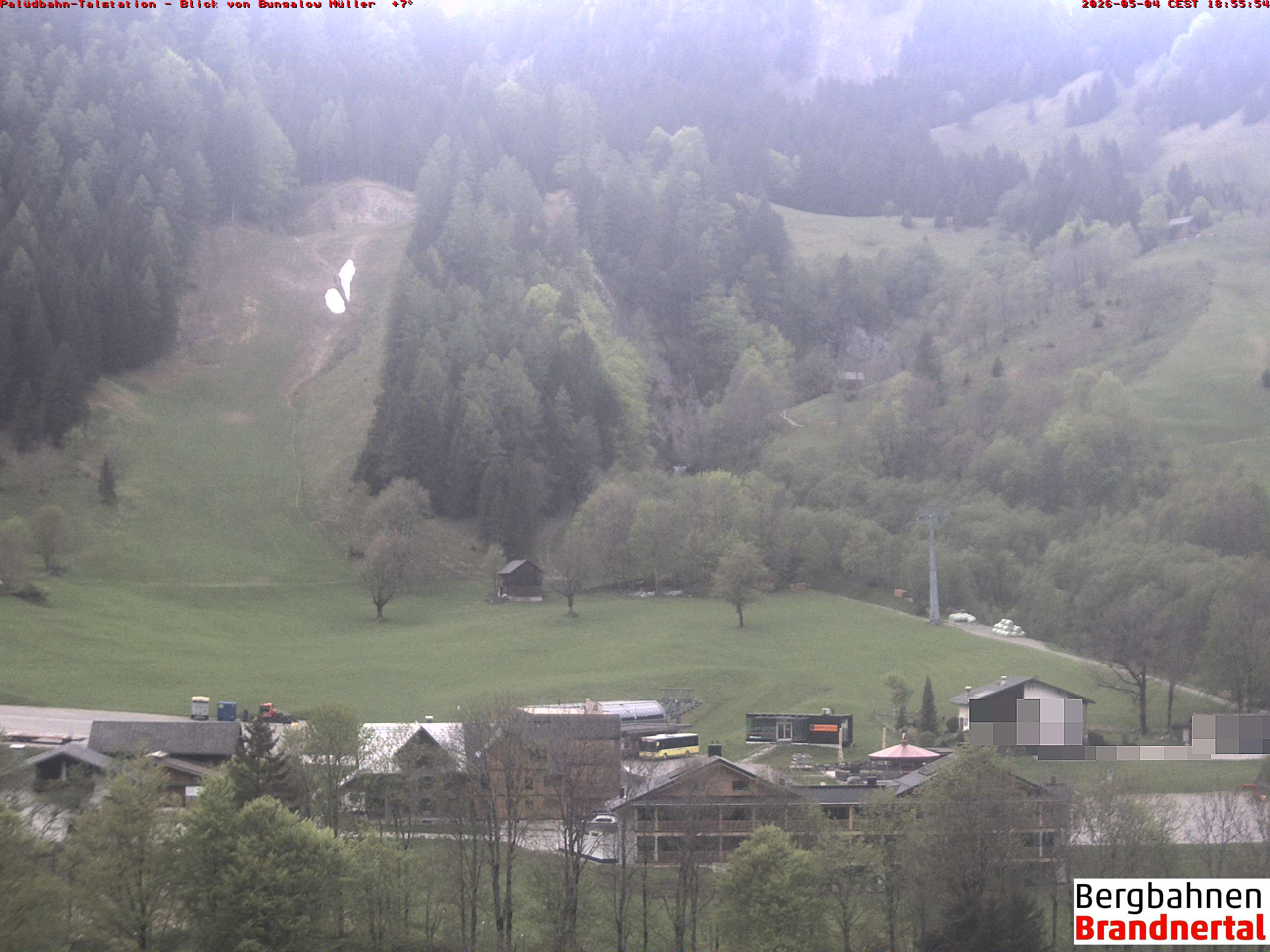 Blick auf Palüdbahn von Bungalow Müller