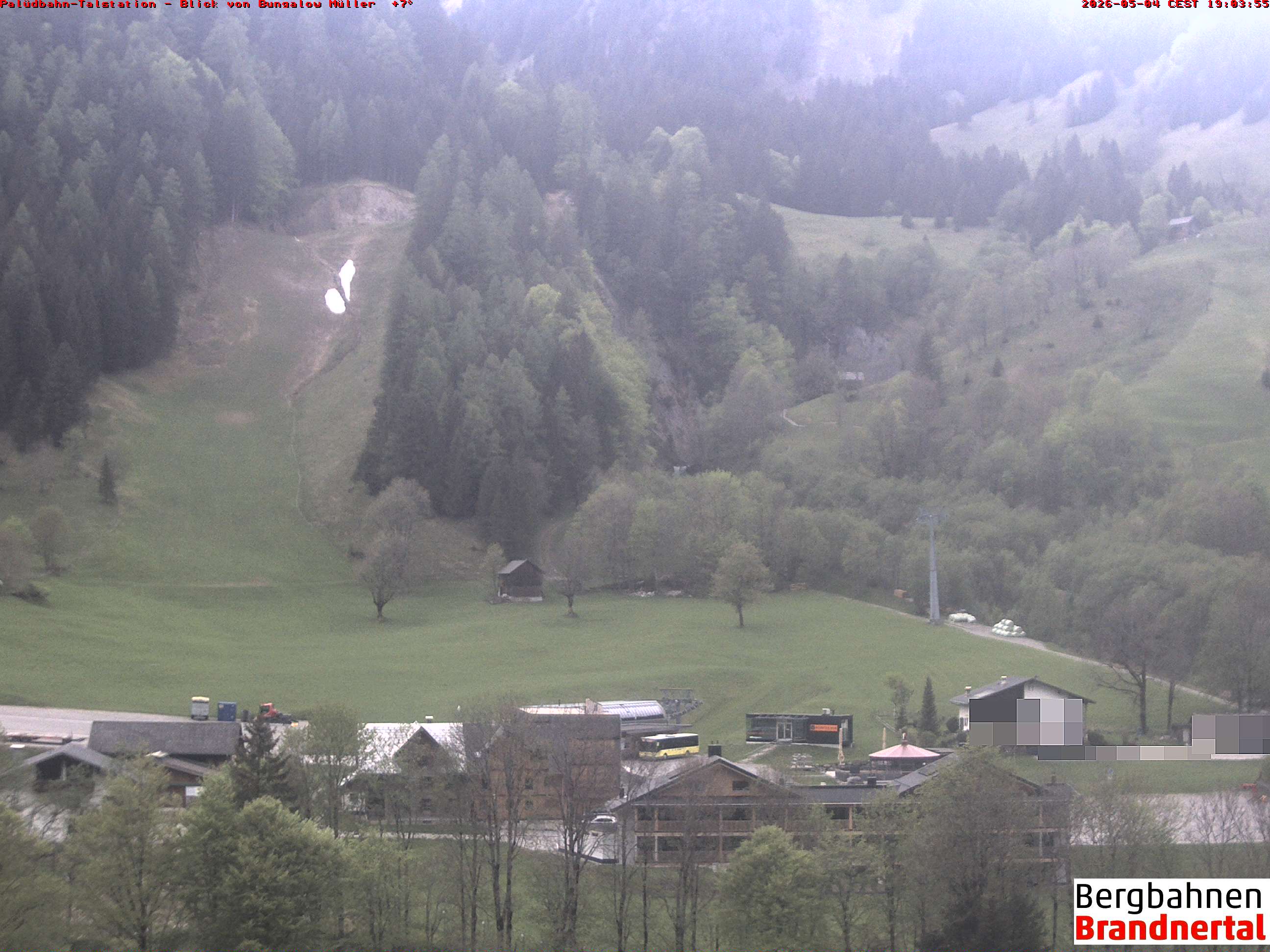 Blick auf Palüdbahn von Bungalow Müller