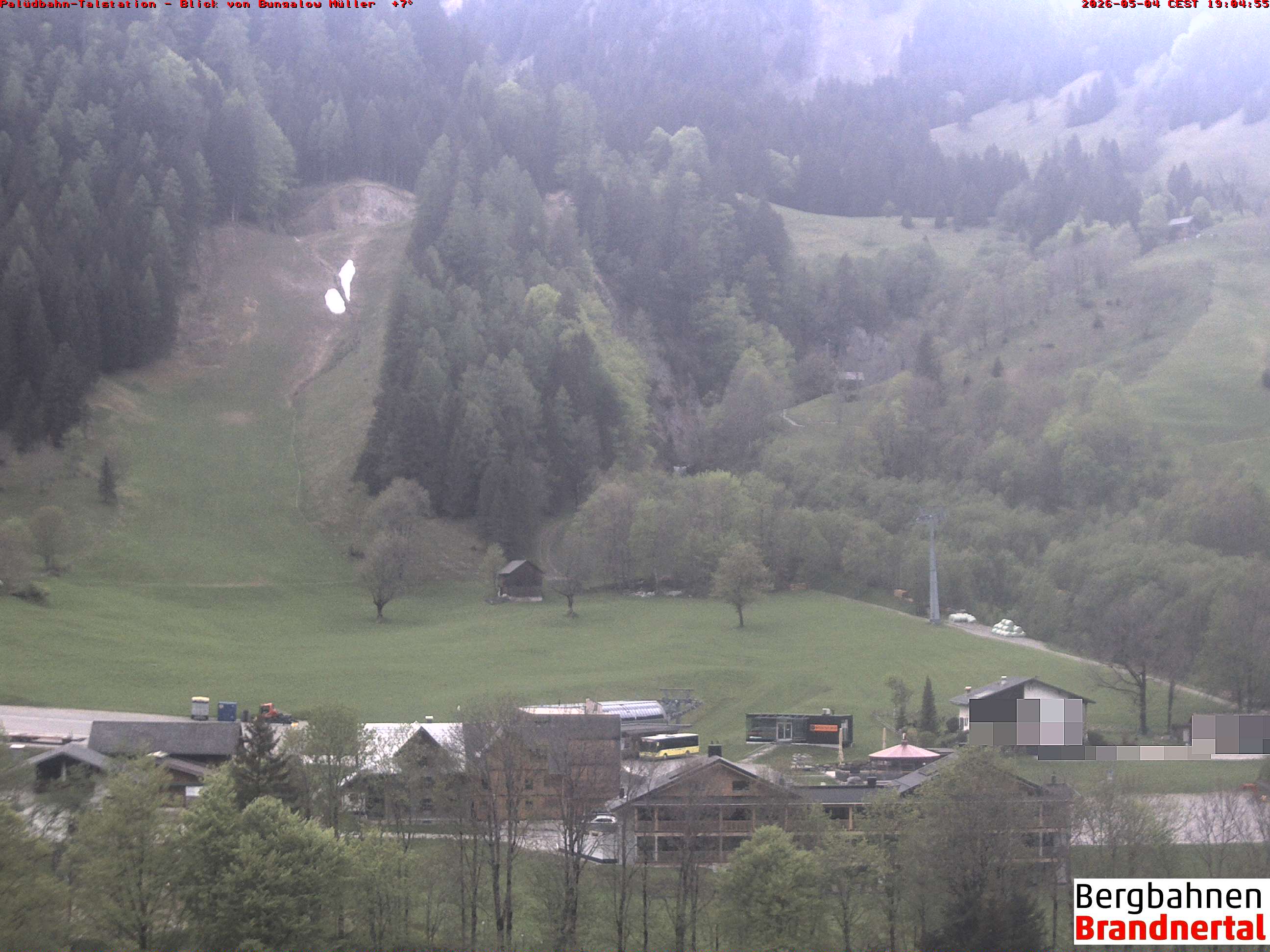 Blick auf Palüdbahn von Bungalow Müller