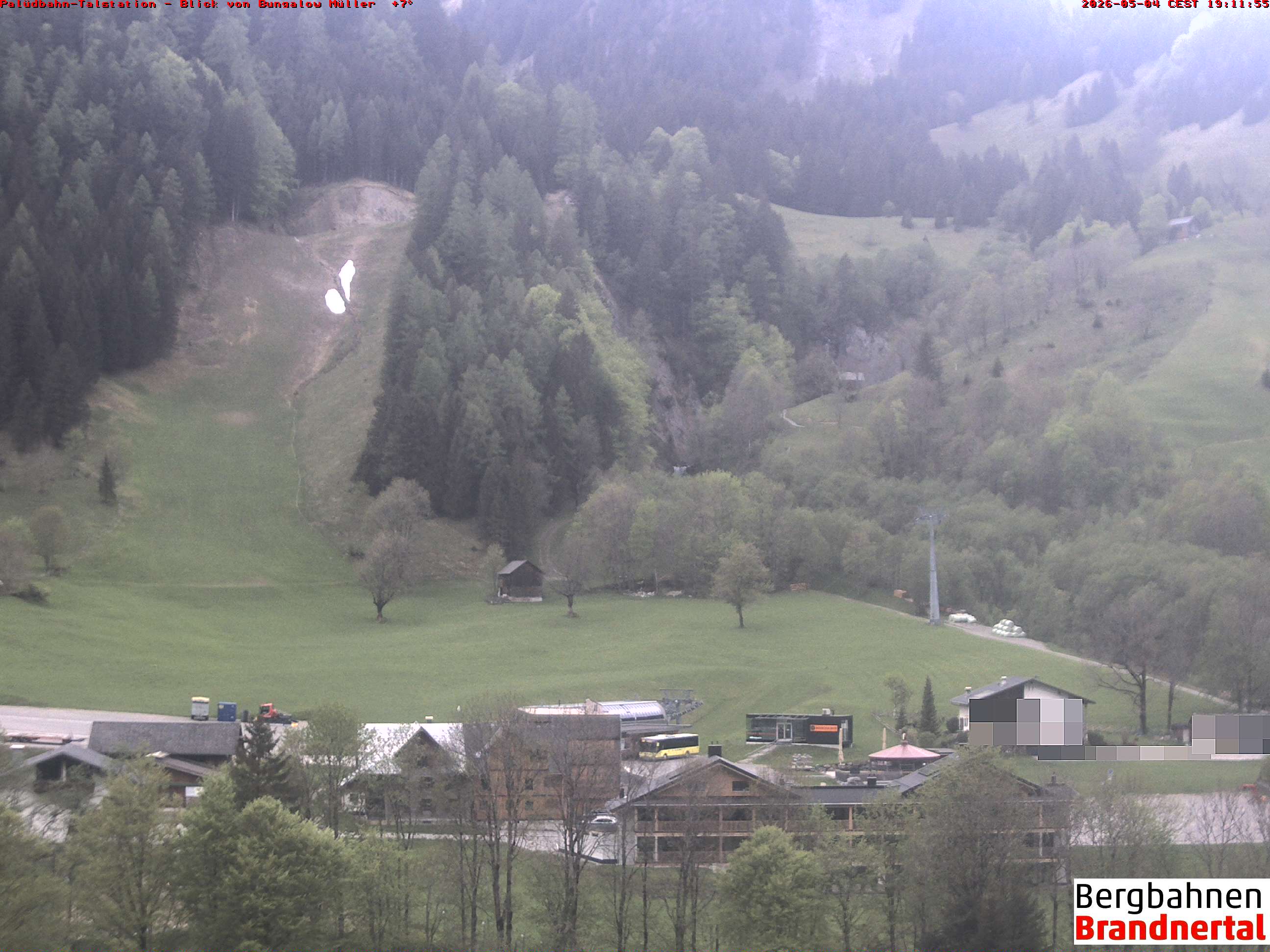 Blick auf Palüdbahn von Bungalow Müller