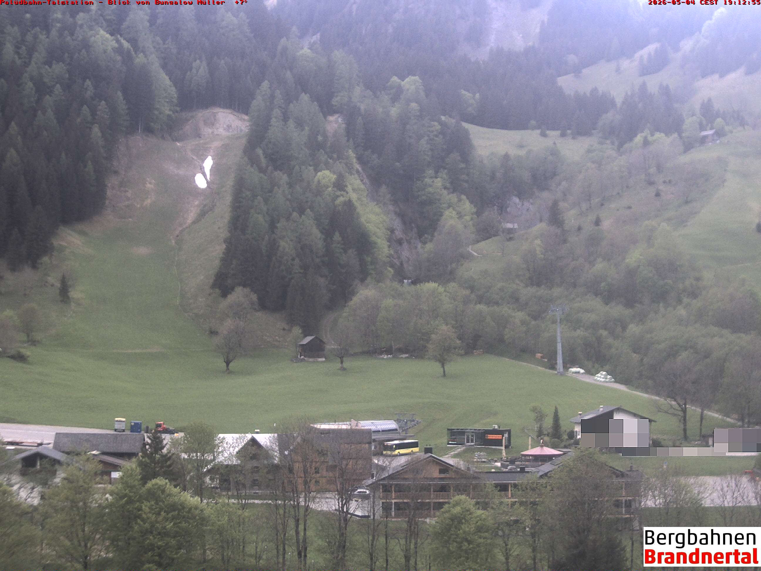 Blick auf Palüdbahn von Bungalow Müller